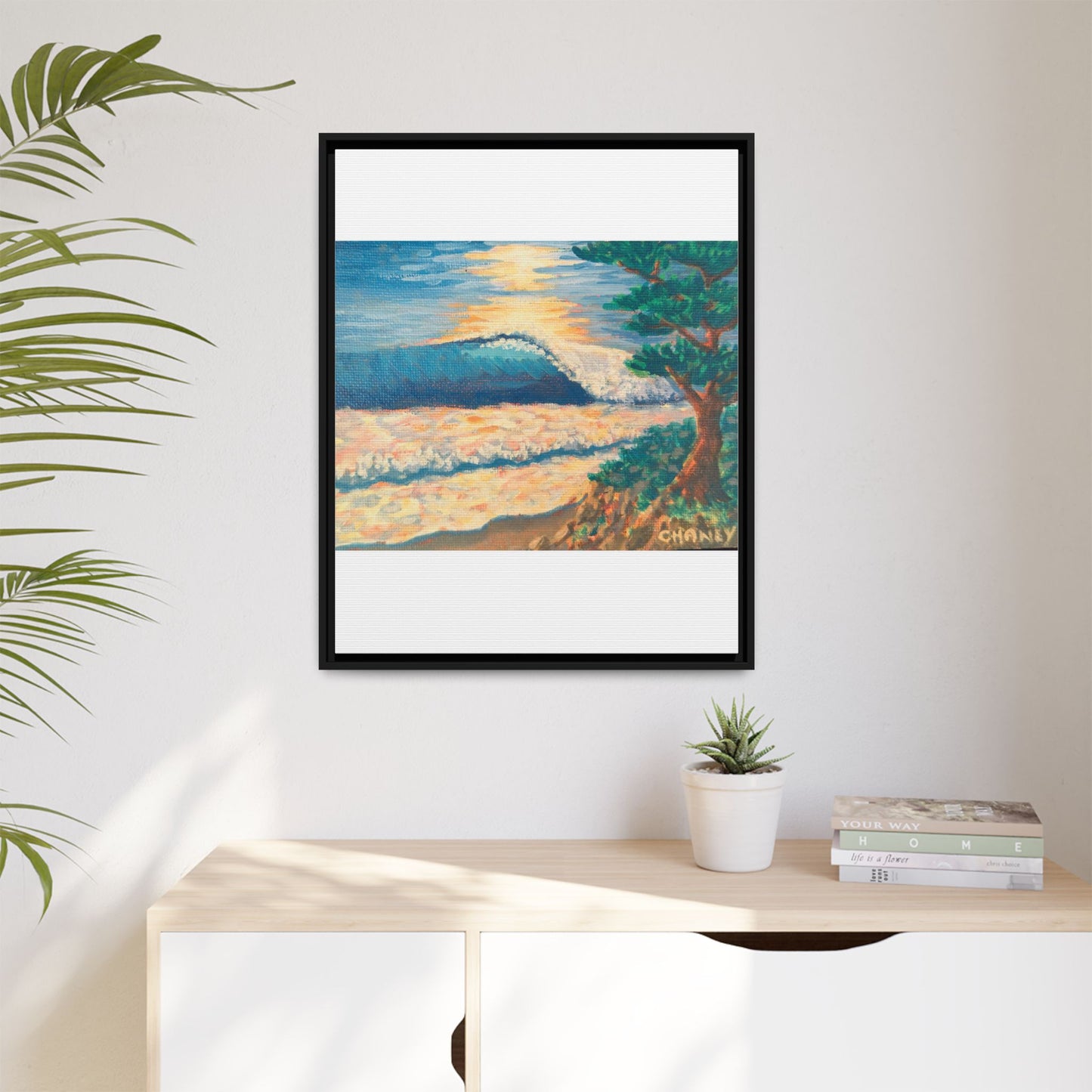 Matte Canvas, Framed (Multi-color)