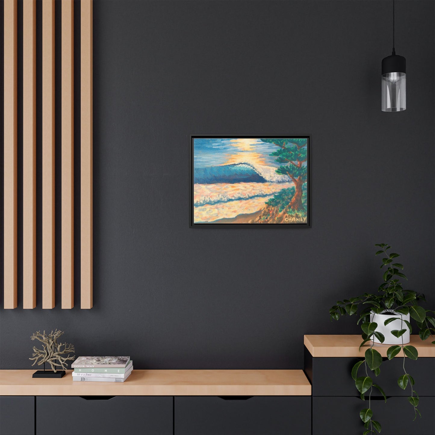 Matte Canvas, Framed (Multi-color)