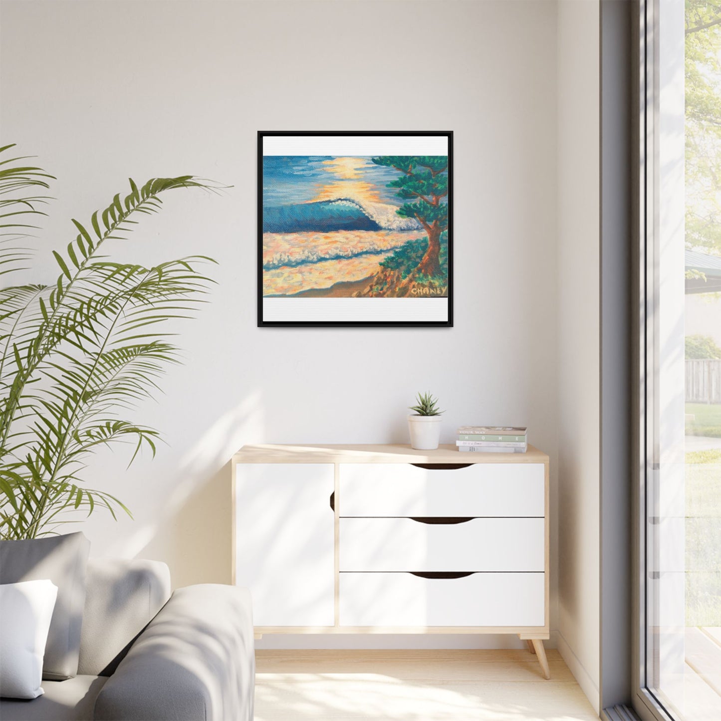 Matte Canvas, Framed (Multi-color)