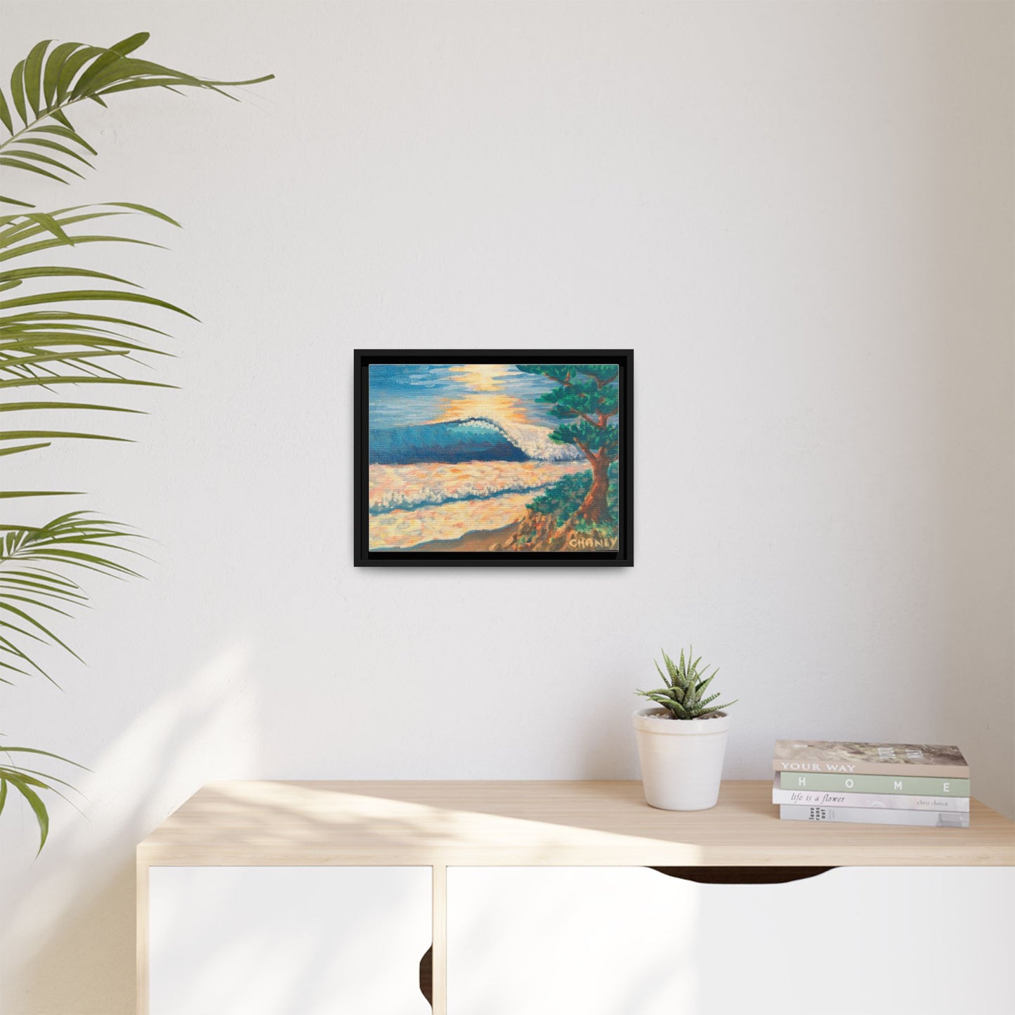 Matte Canvas, Framed (Multi-color)