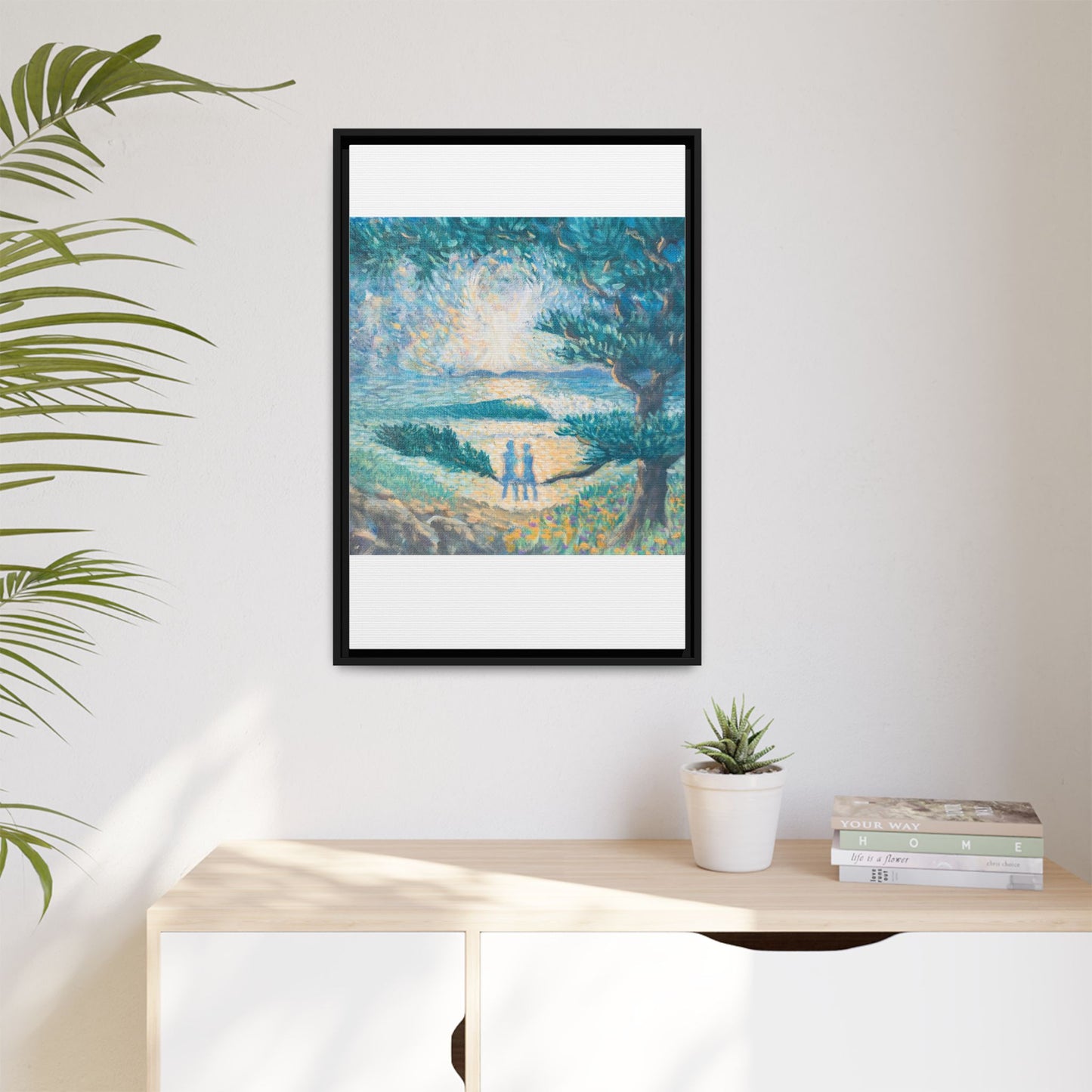 Matte Canvas, Framed (Multi-color)