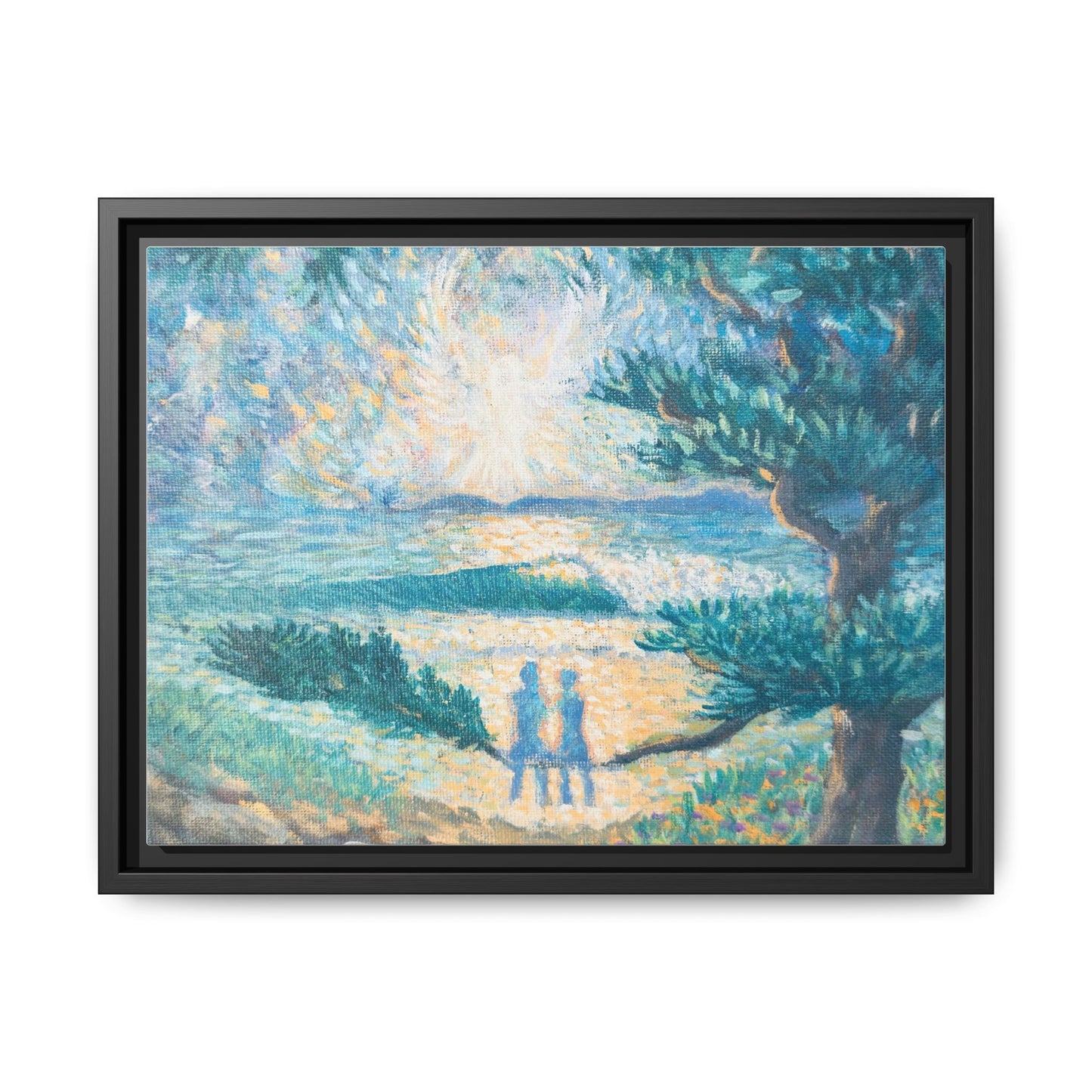 Matte Canvas, Framed (Multi-color)