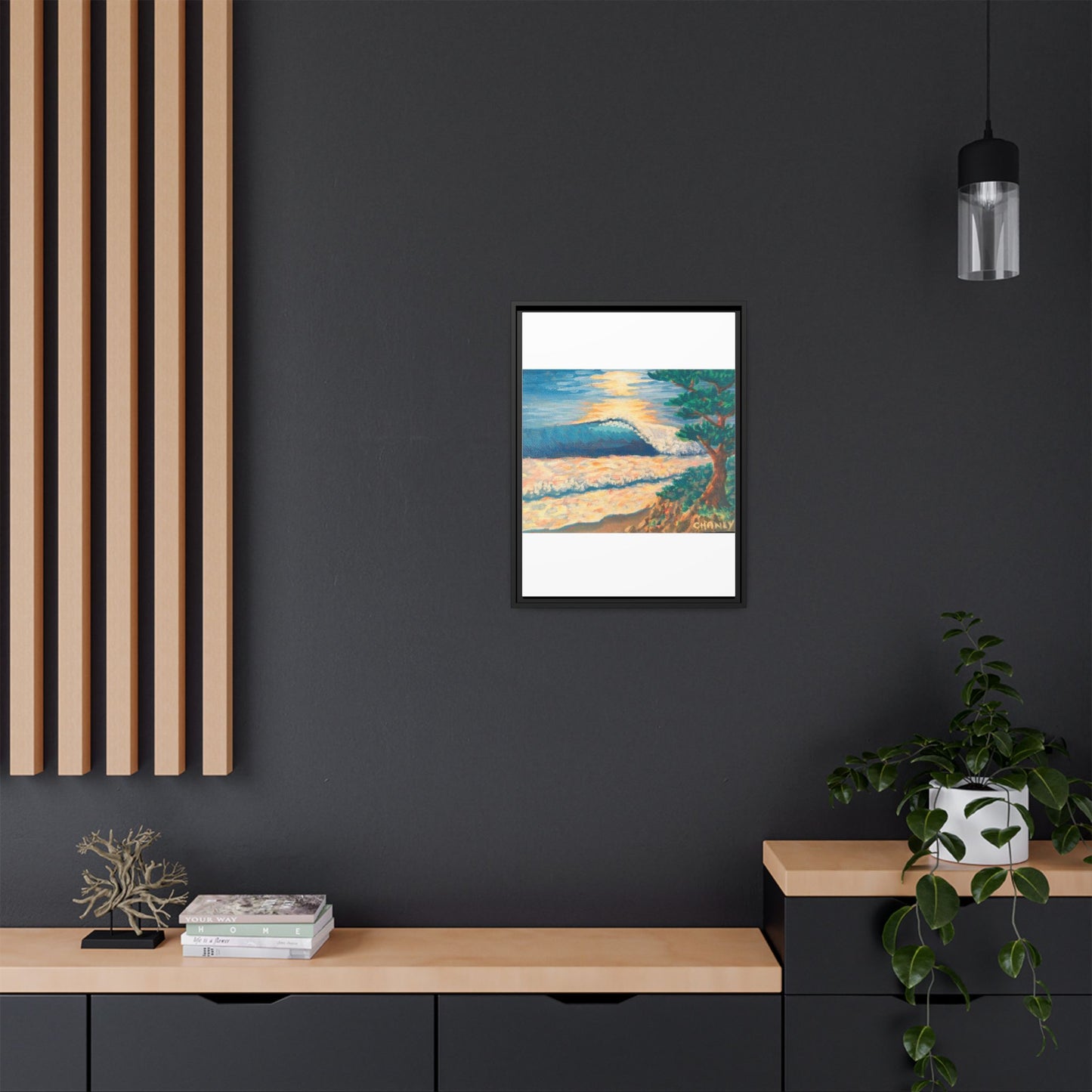 Matte Canvas, Framed (Multi-color)