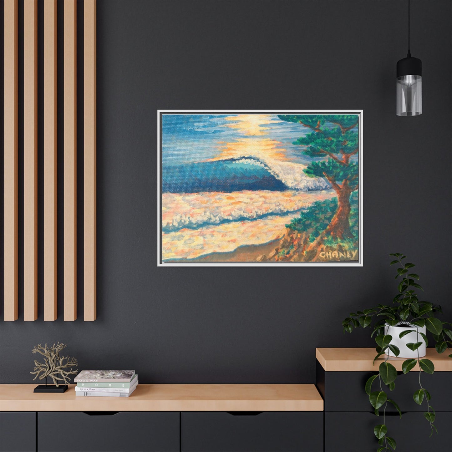 Matte Canvas, Framed (Multi-color)