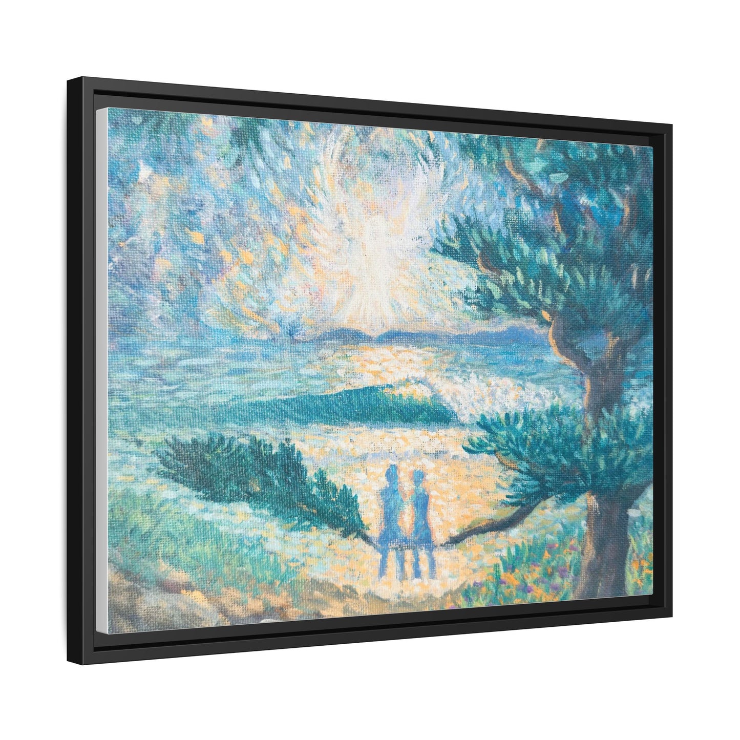 Matte Canvas, Framed (Multi-color)