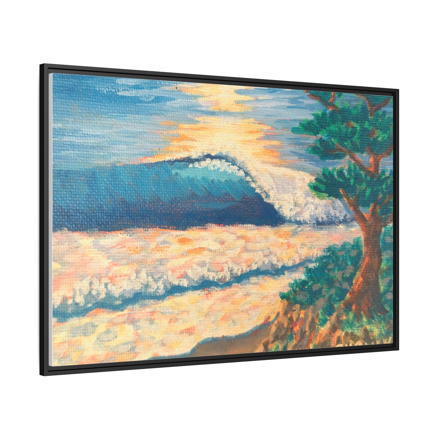 Matte Canvas, Framed (Multi-color)