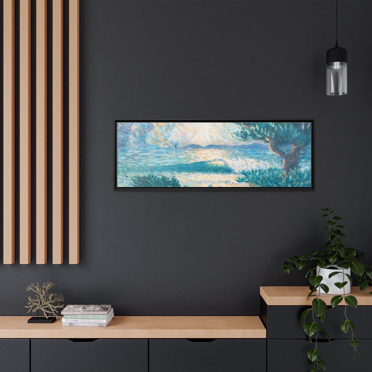 Matte Canvas, Framed (Multi-color)