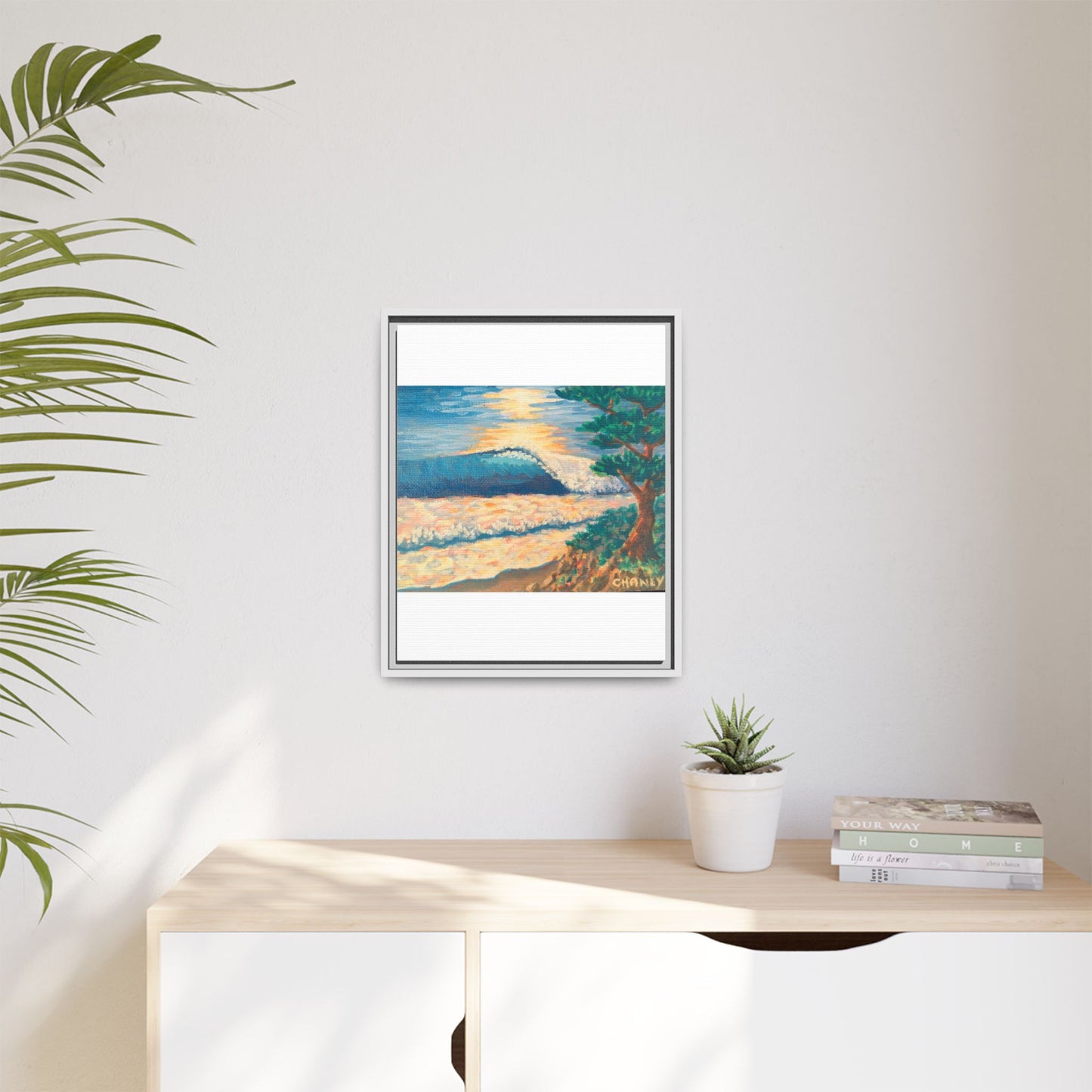 Matte Canvas, Framed (Multi-color)