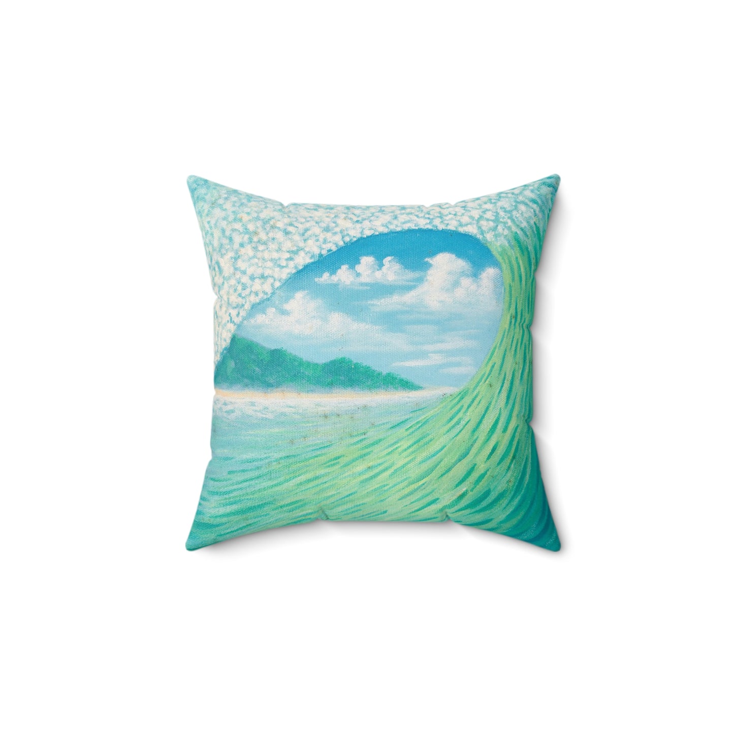 Spun Polyester Square Pillow