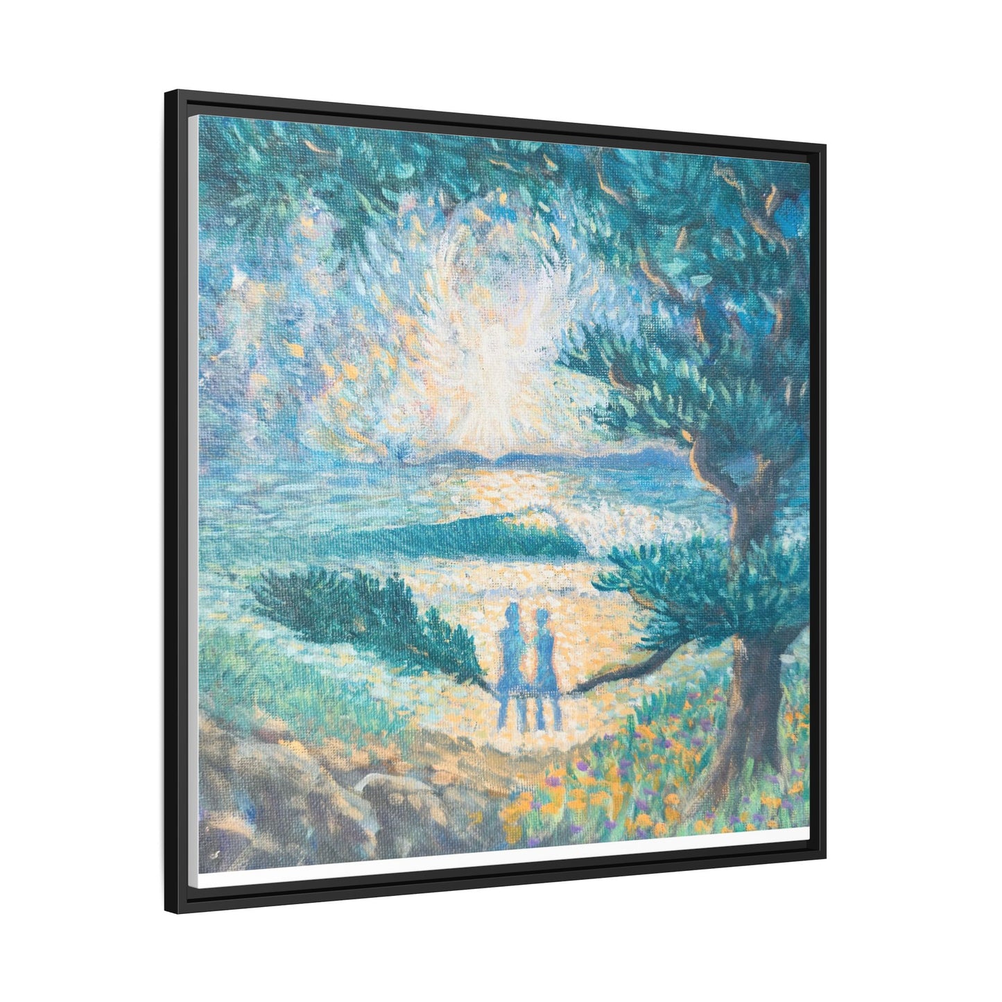 Matte Canvas, Framed (Multi-color)