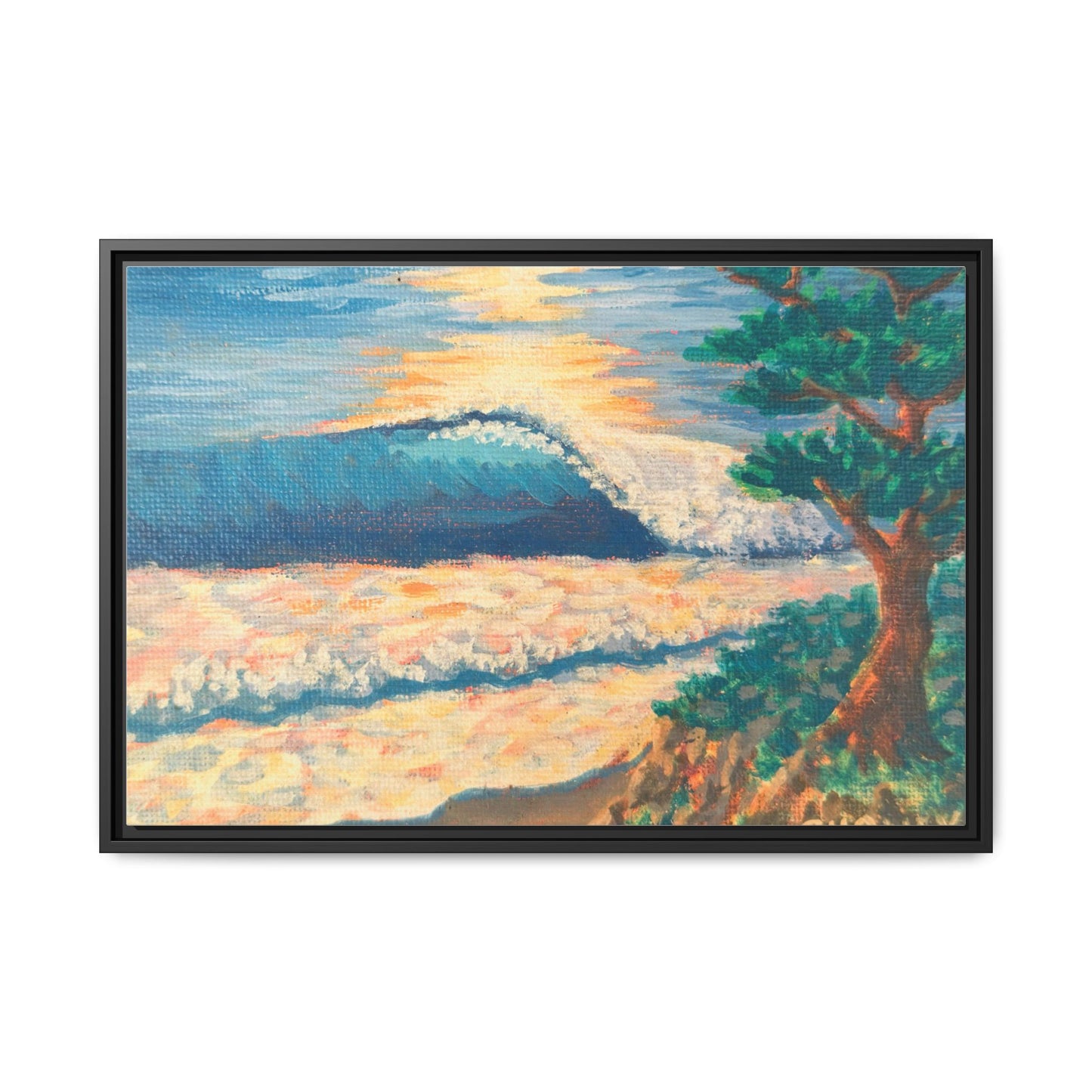Matte Canvas, Framed (Multi-color)