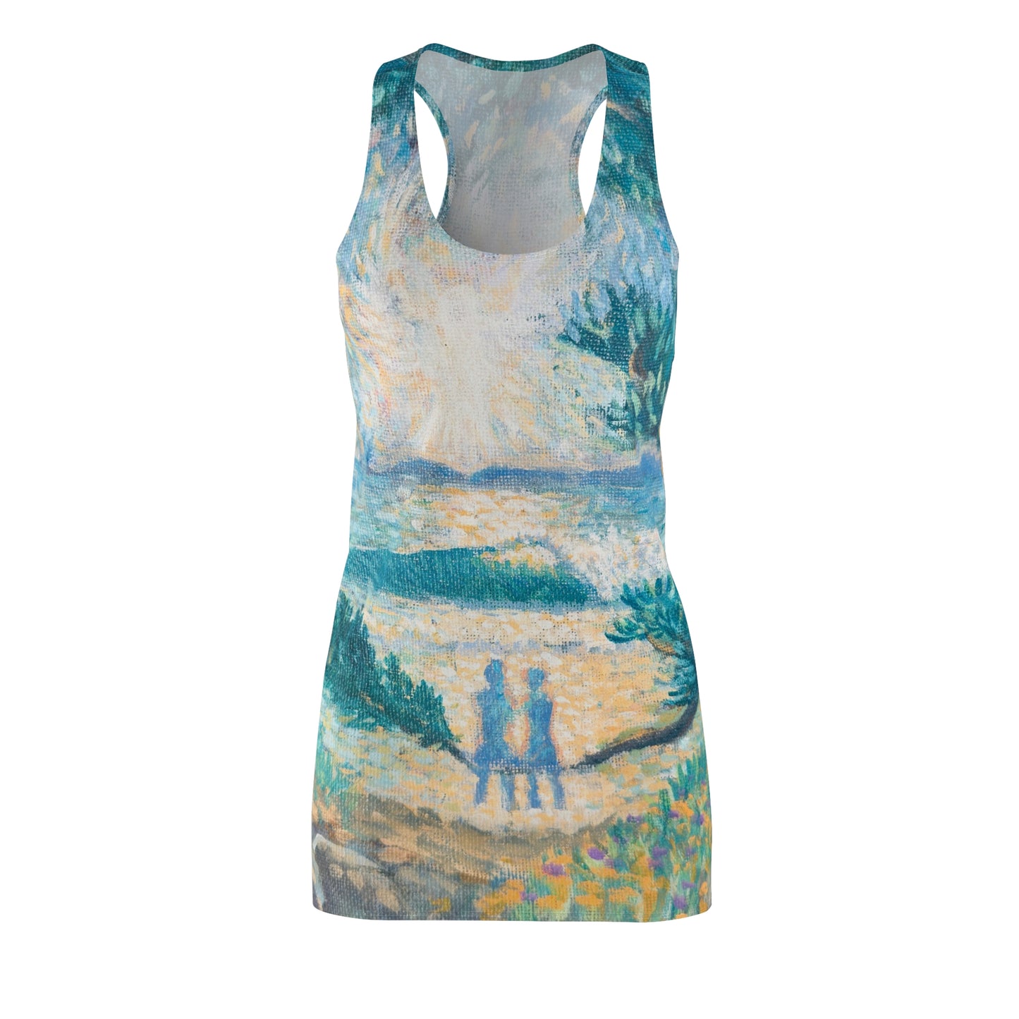 Women's Cut & Sew Racerback Dress (AOP)