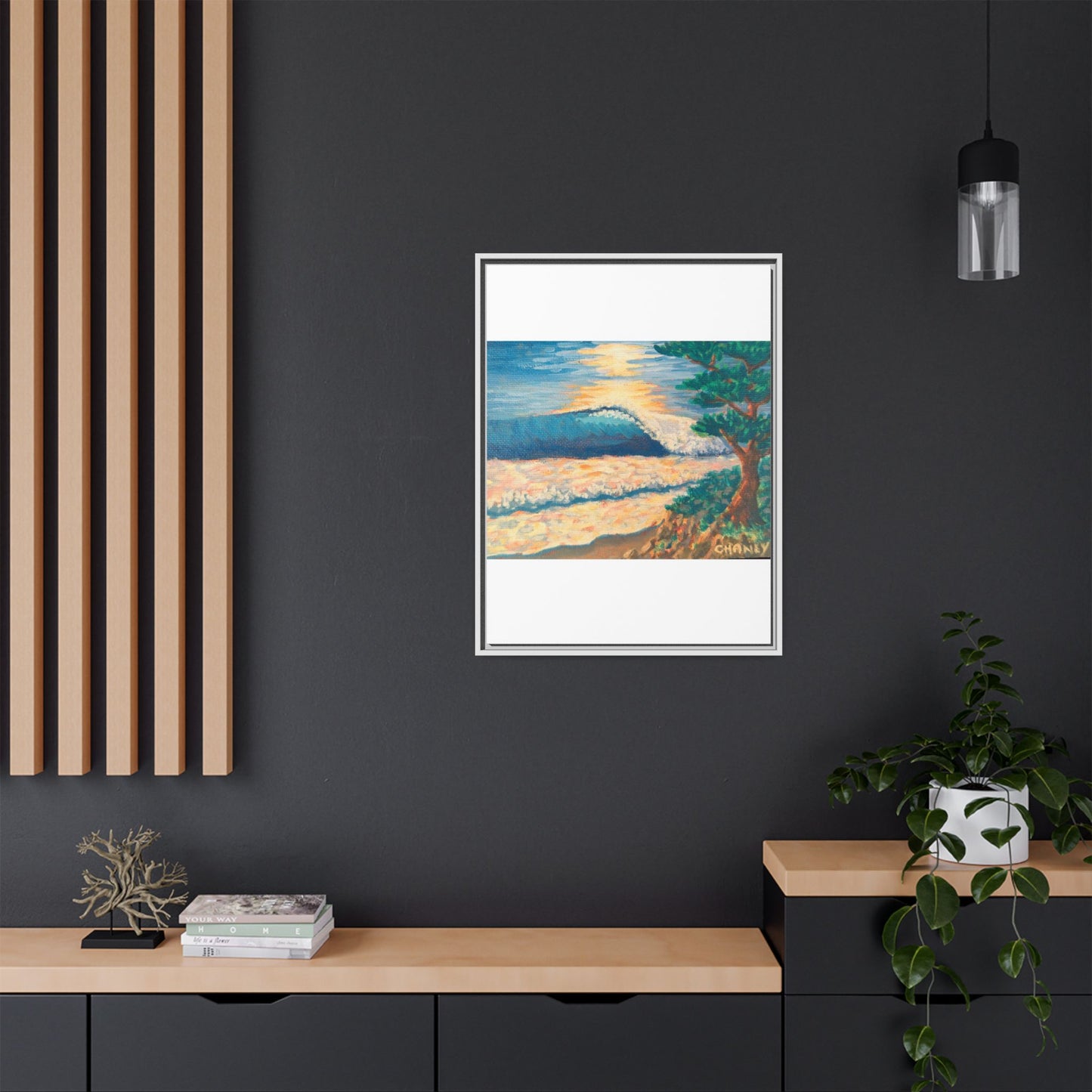 Matte Canvas, Framed (Multi-color)