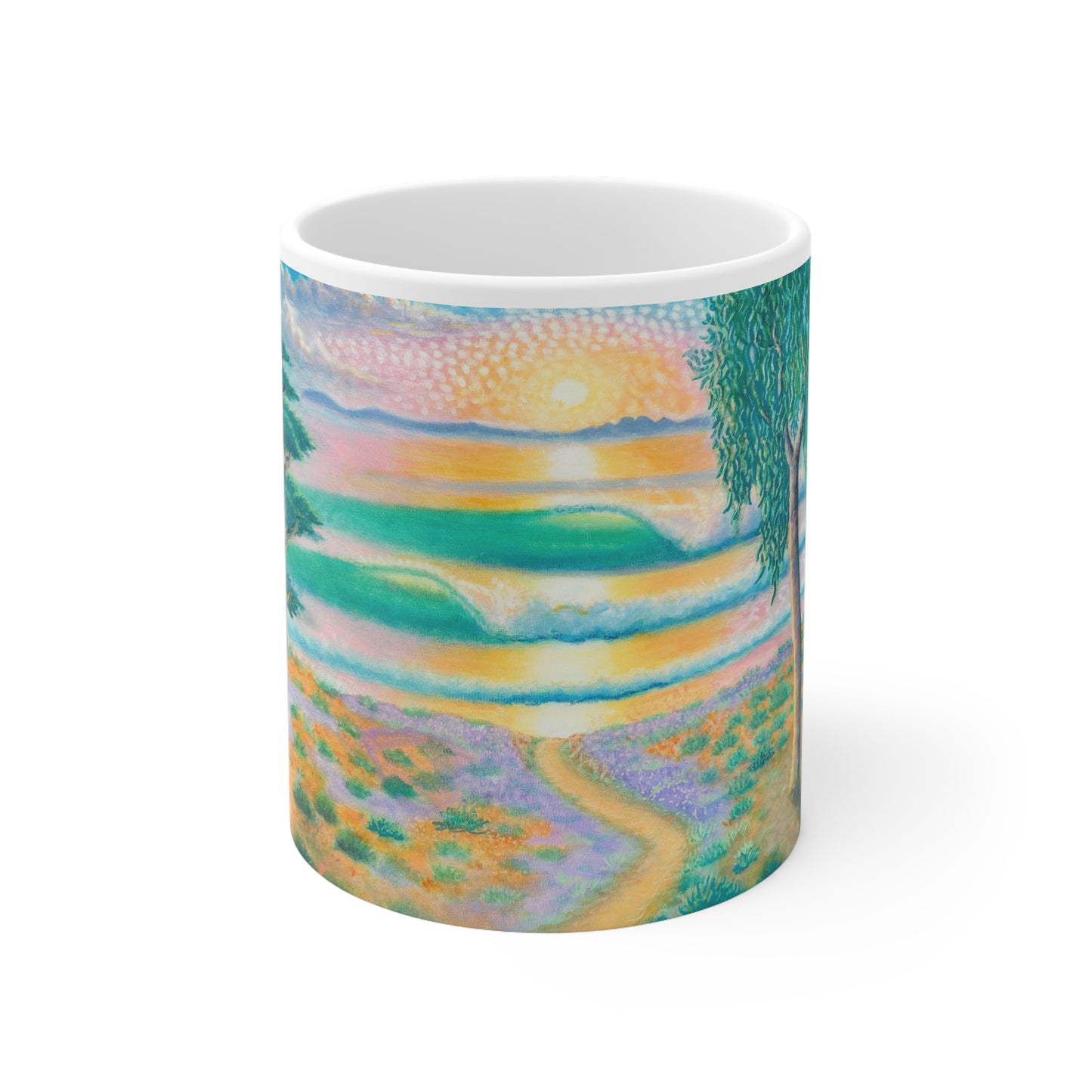 White Ceramic Mug, 11oz