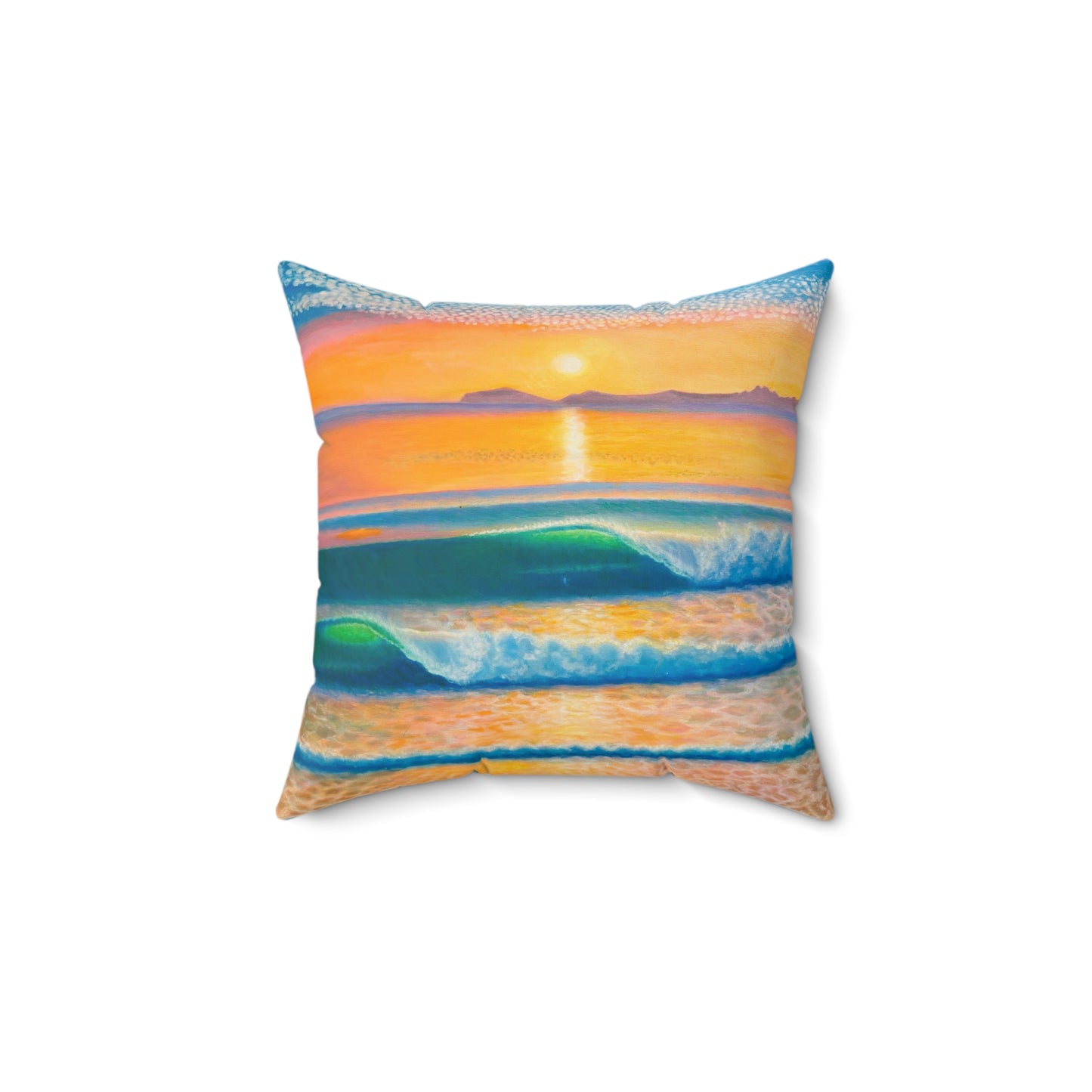 Spun Polyester Square Pillow