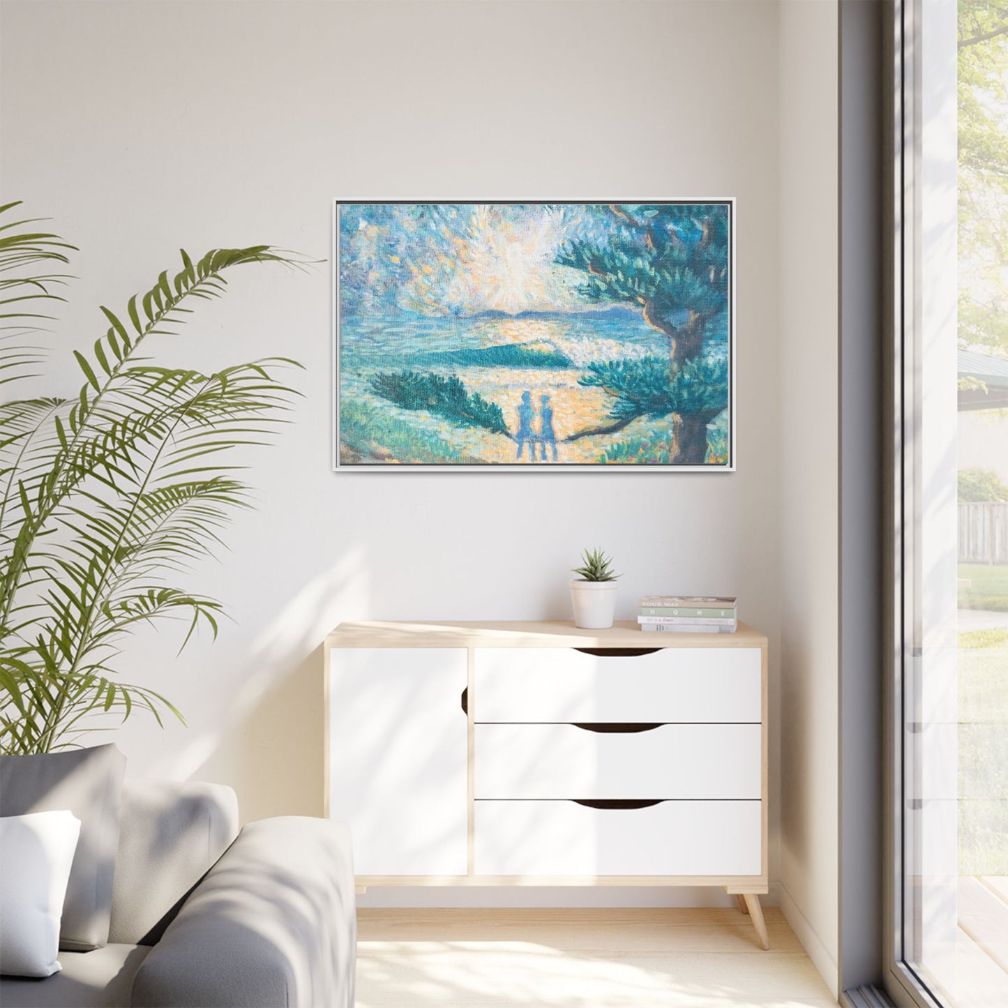 Matte Canvas, Framed (Multi-color)