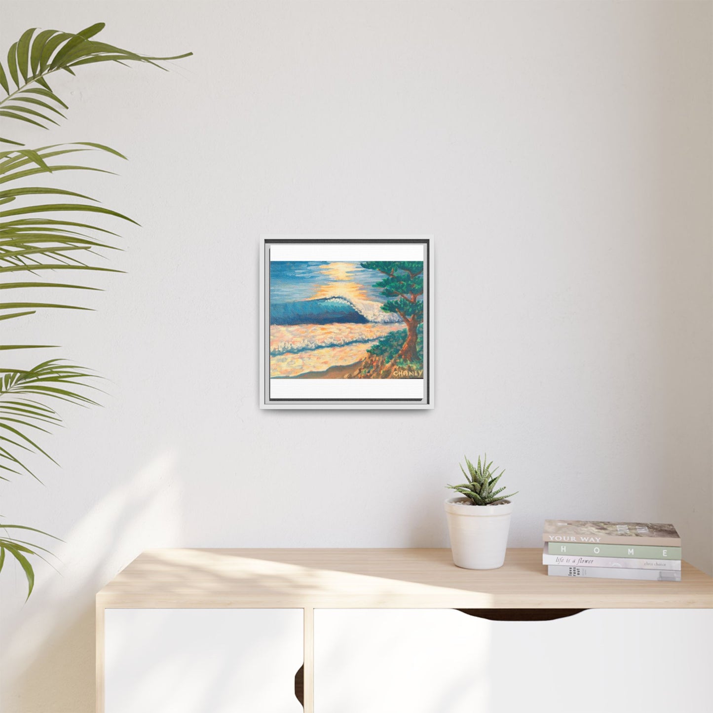 Matte Canvas, Framed (Multi-color)