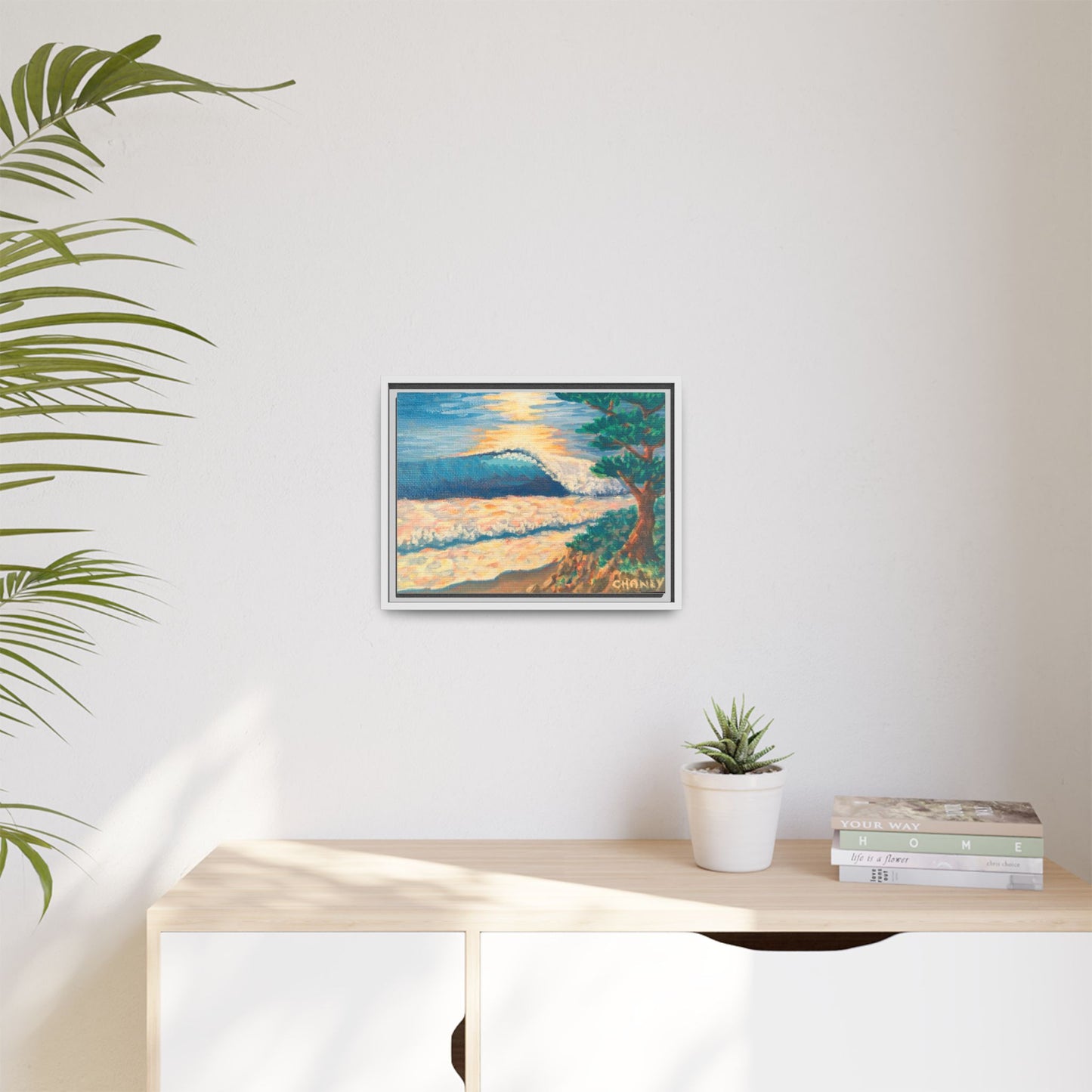 Matte Canvas, Framed (Multi-color)