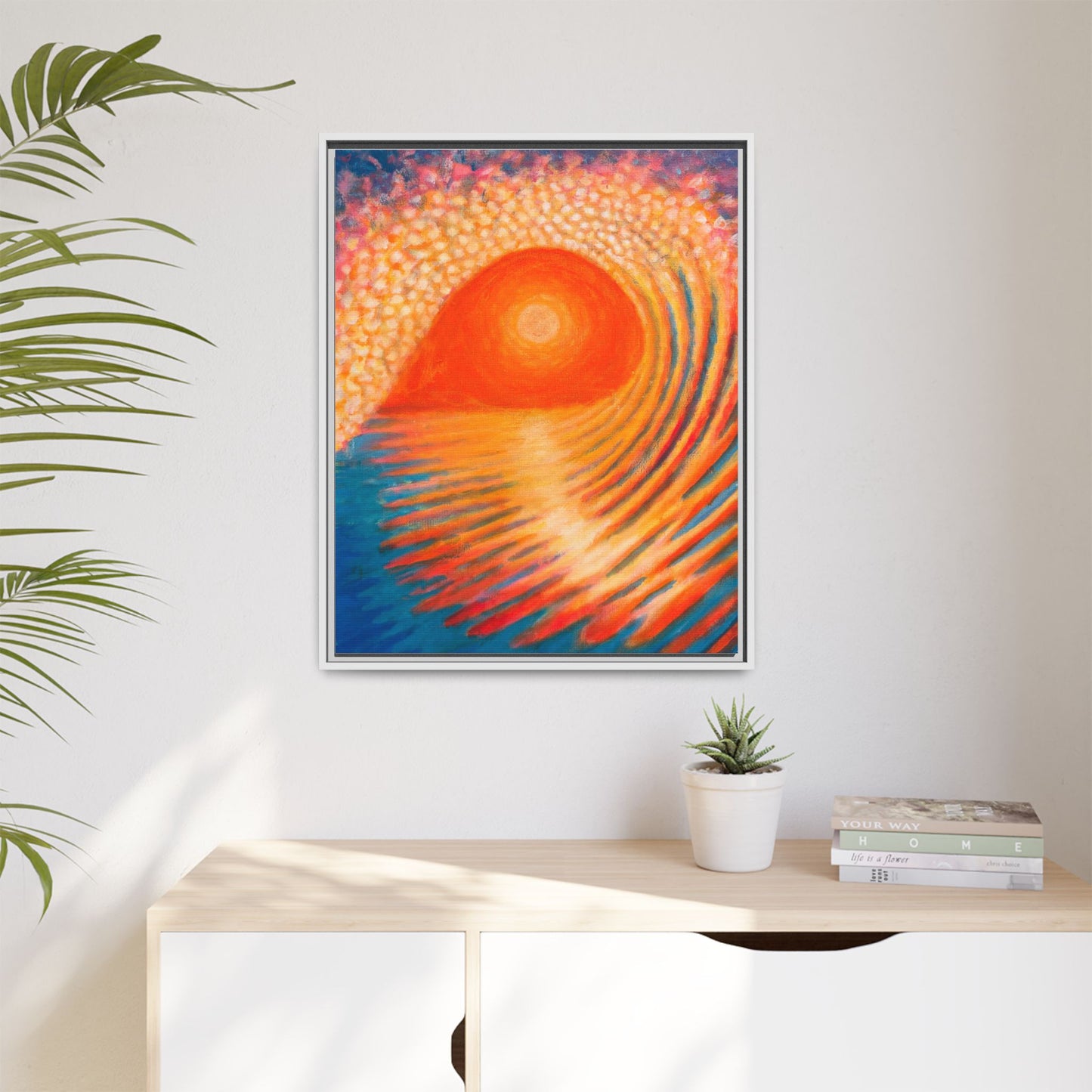 Matte Canvas, Framed (Multi-color)
