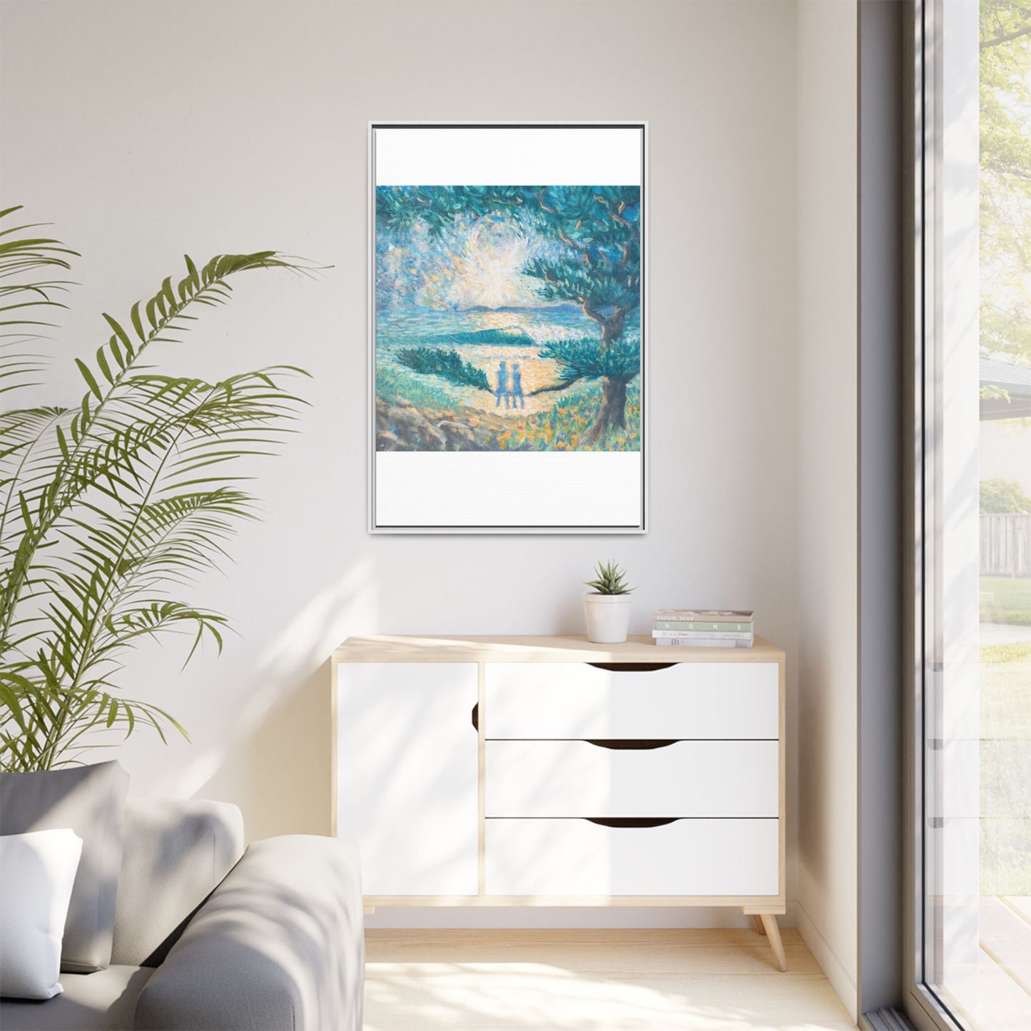 Matte Canvas, Framed (Multi-color)