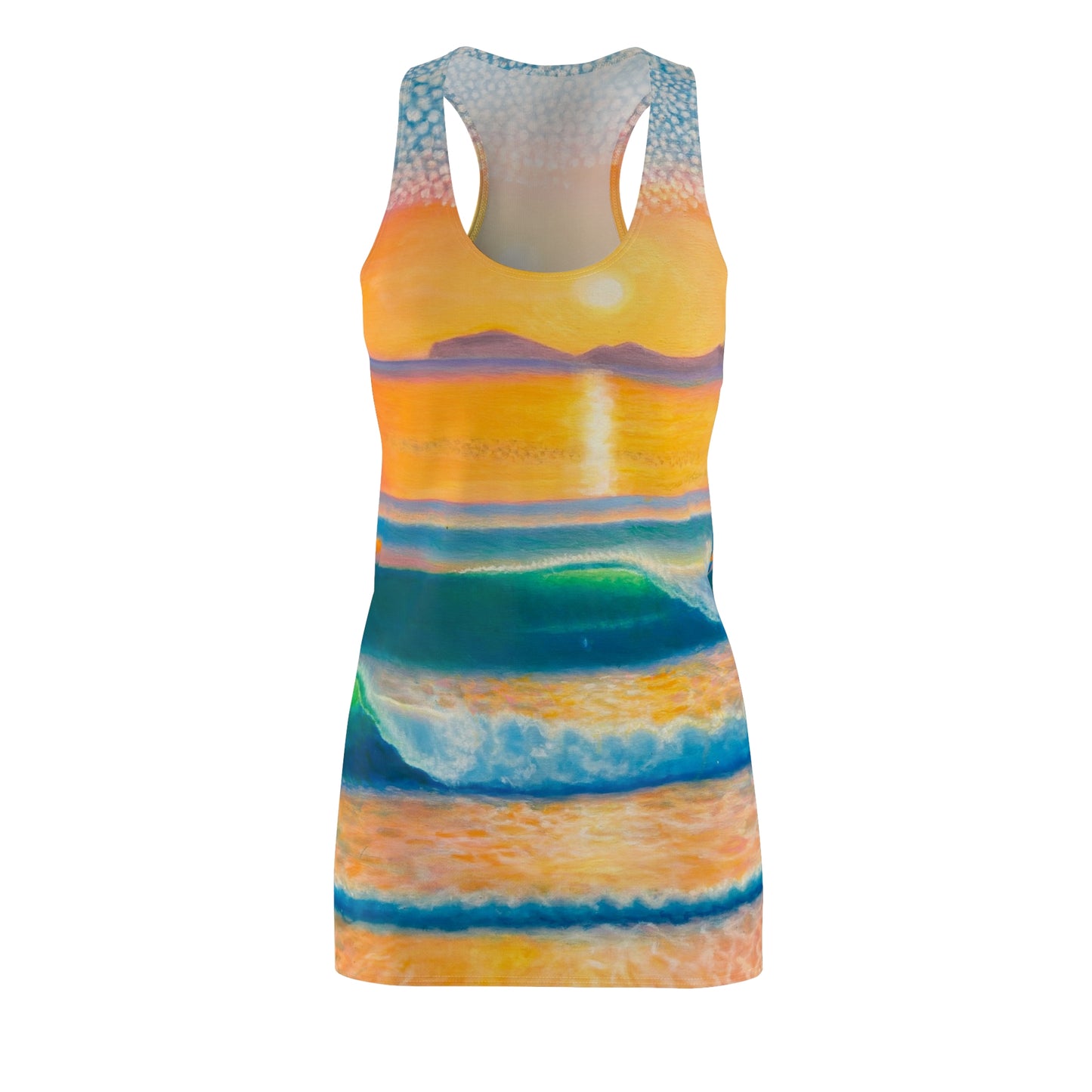 Women's Cut & Sew Racerback Dress (AOP)