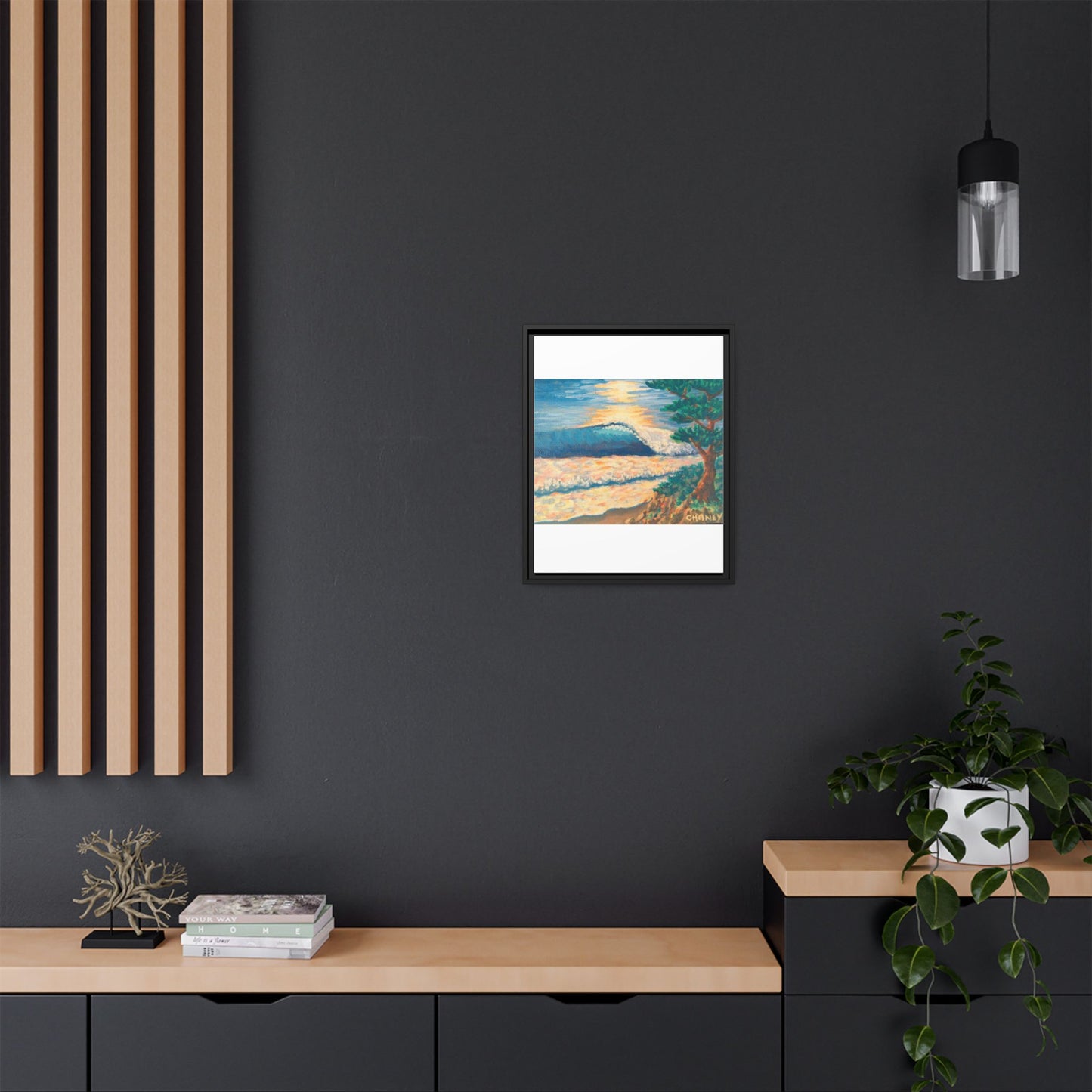 Matte Canvas, Framed (Multi-color)