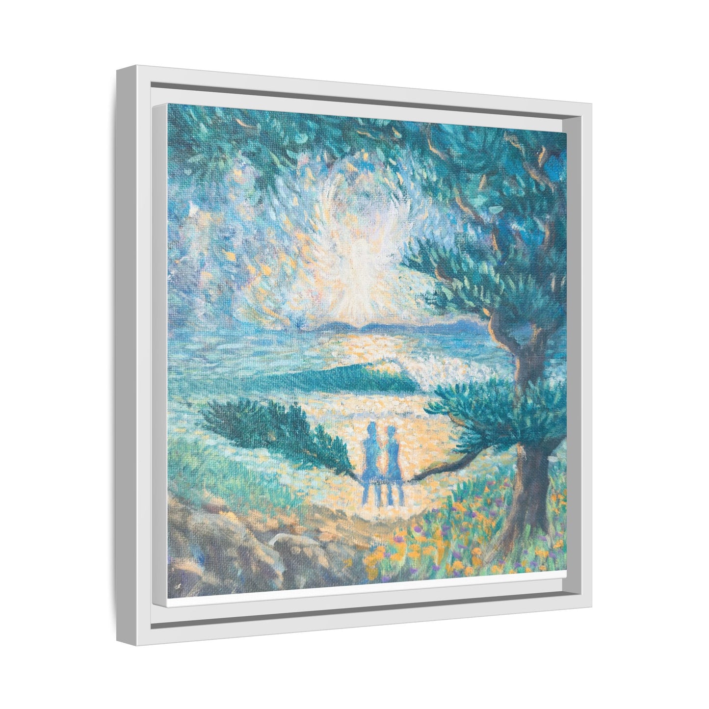 Matte Canvas, Framed (Multi-color)