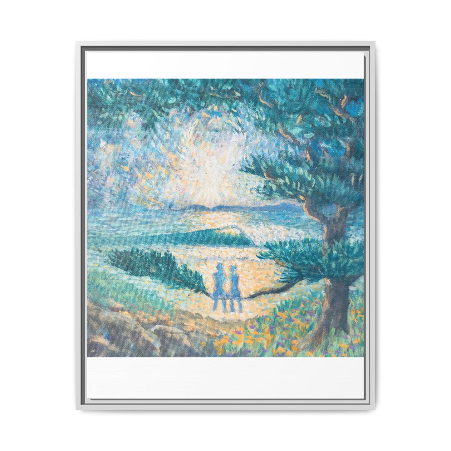 Matte Canvas, Framed (Multi-color)