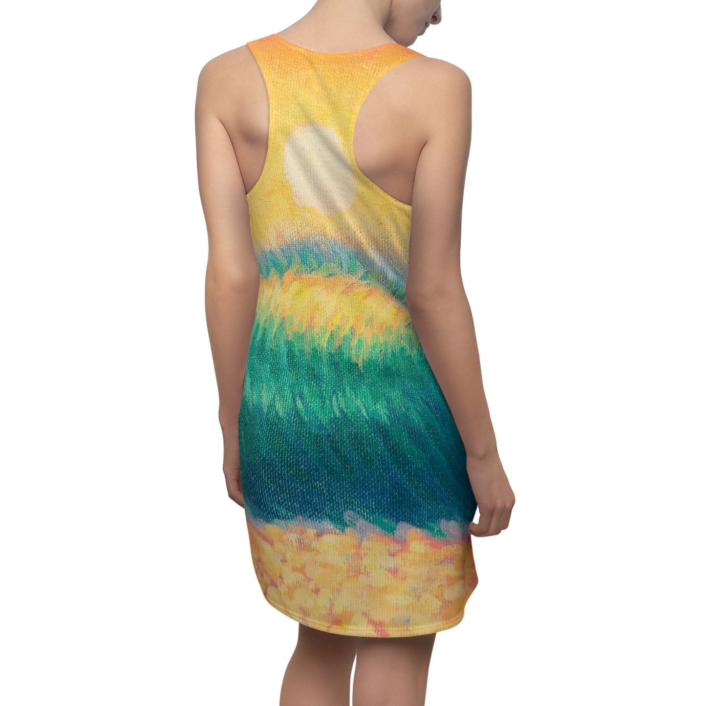 Women's Cut & Sew Racerback Dress (AOP)