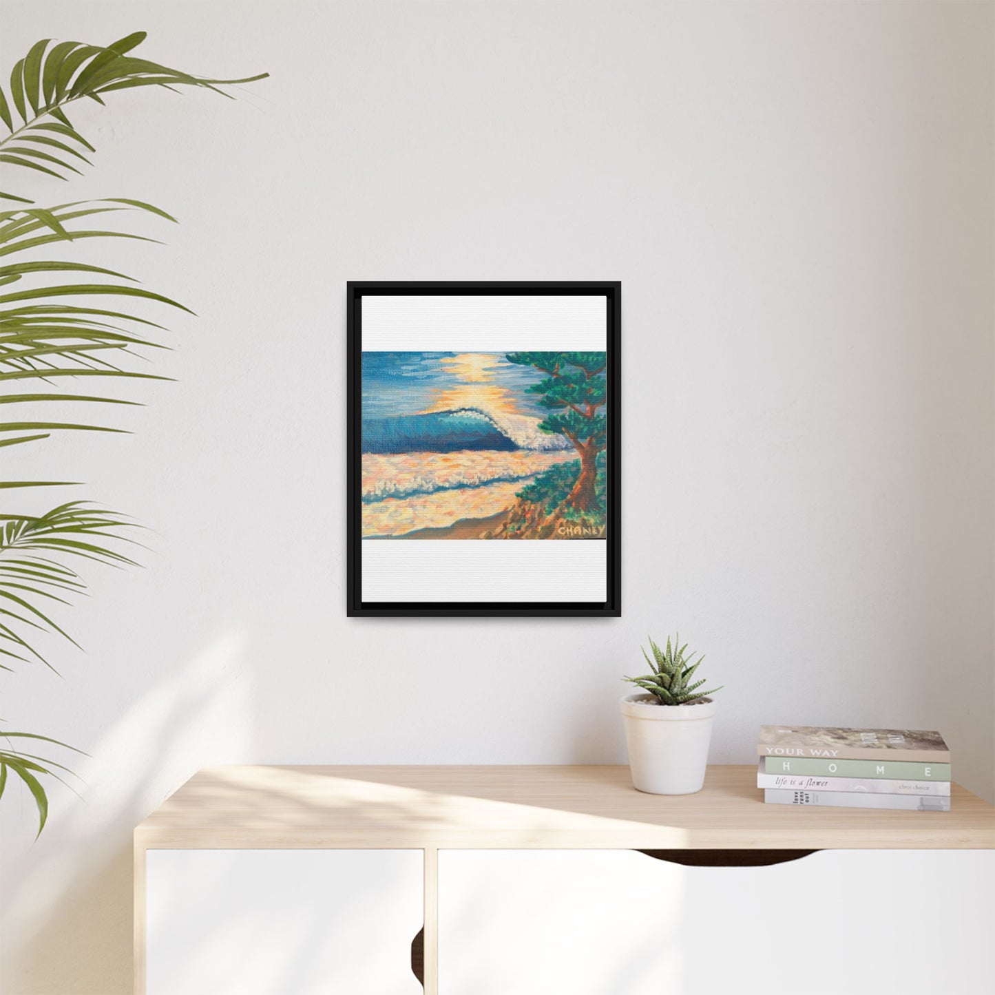 Matte Canvas, Framed (Multi-color)