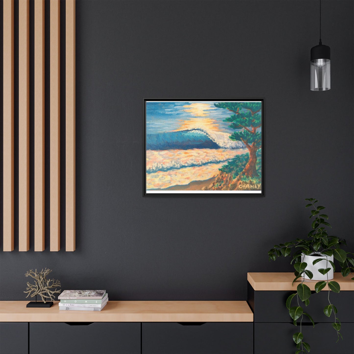 Matte Canvas, Framed (Multi-color)