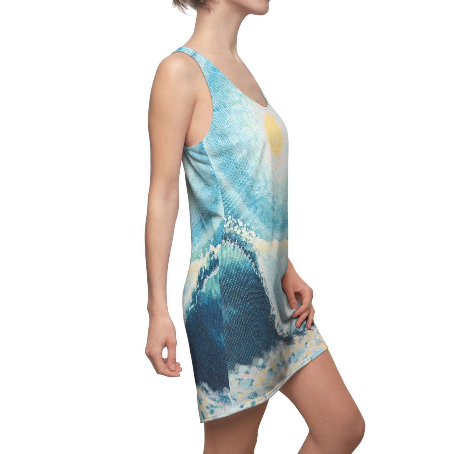 Women's Cut & Sew Racerback Dress (AOP)
