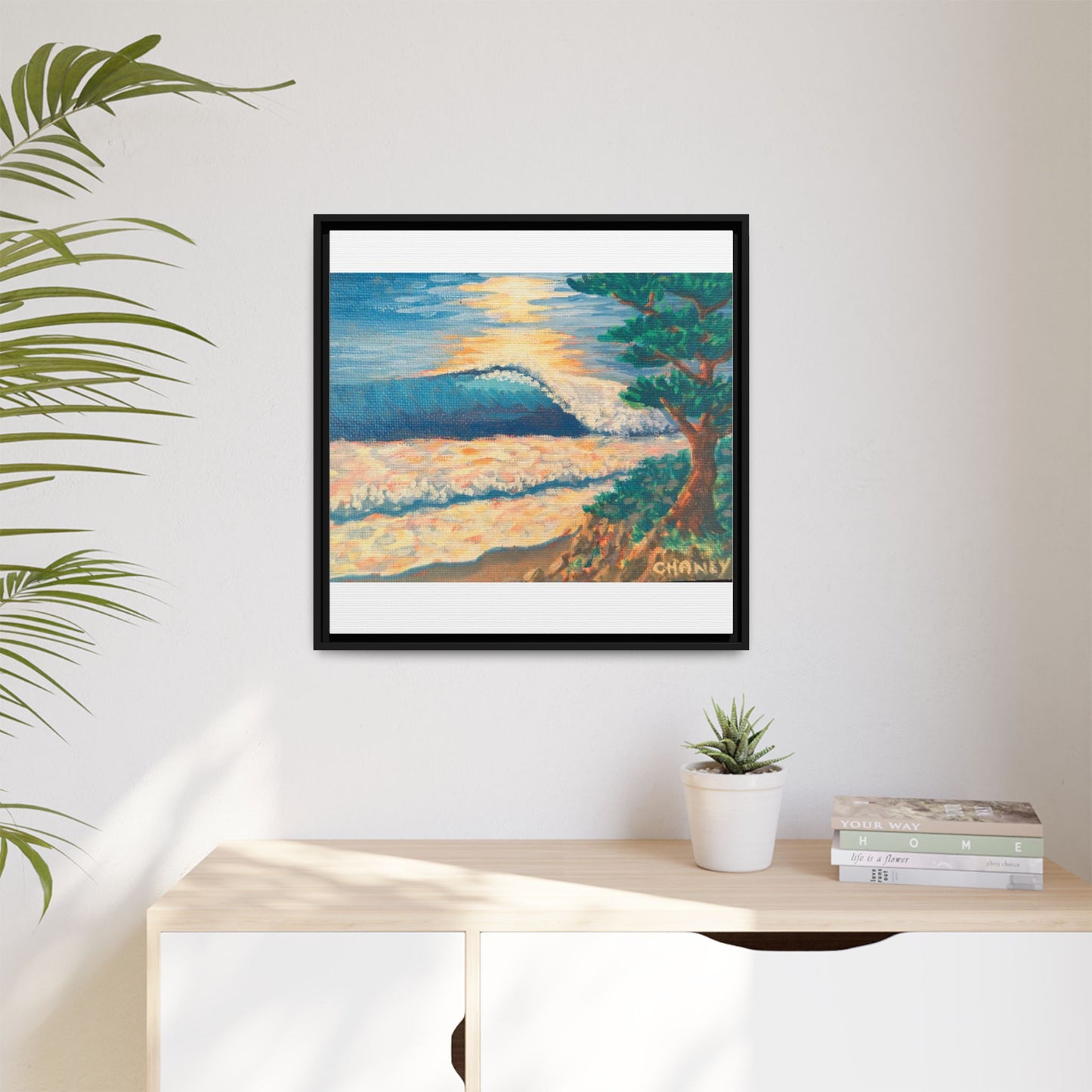 Matte Canvas, Framed (Multi-color)