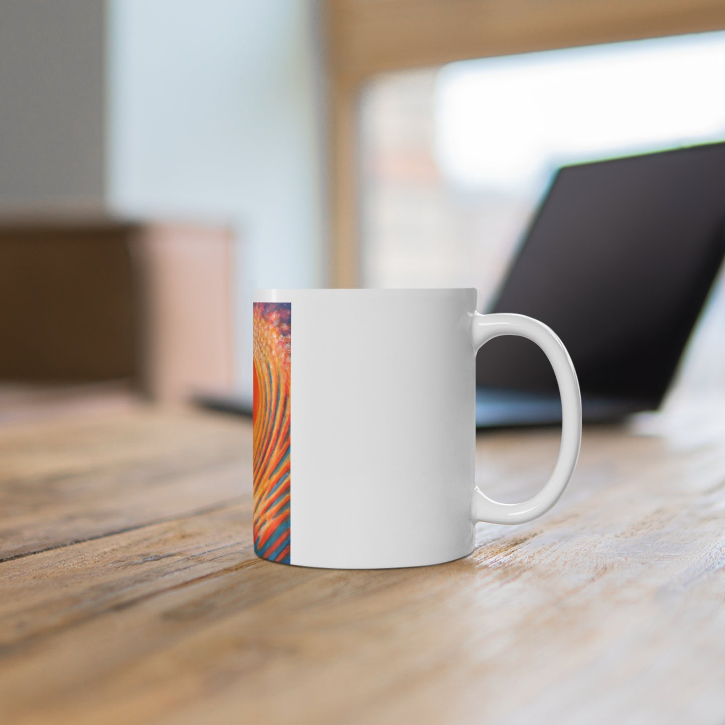 White Ceramic Mug, 11oz