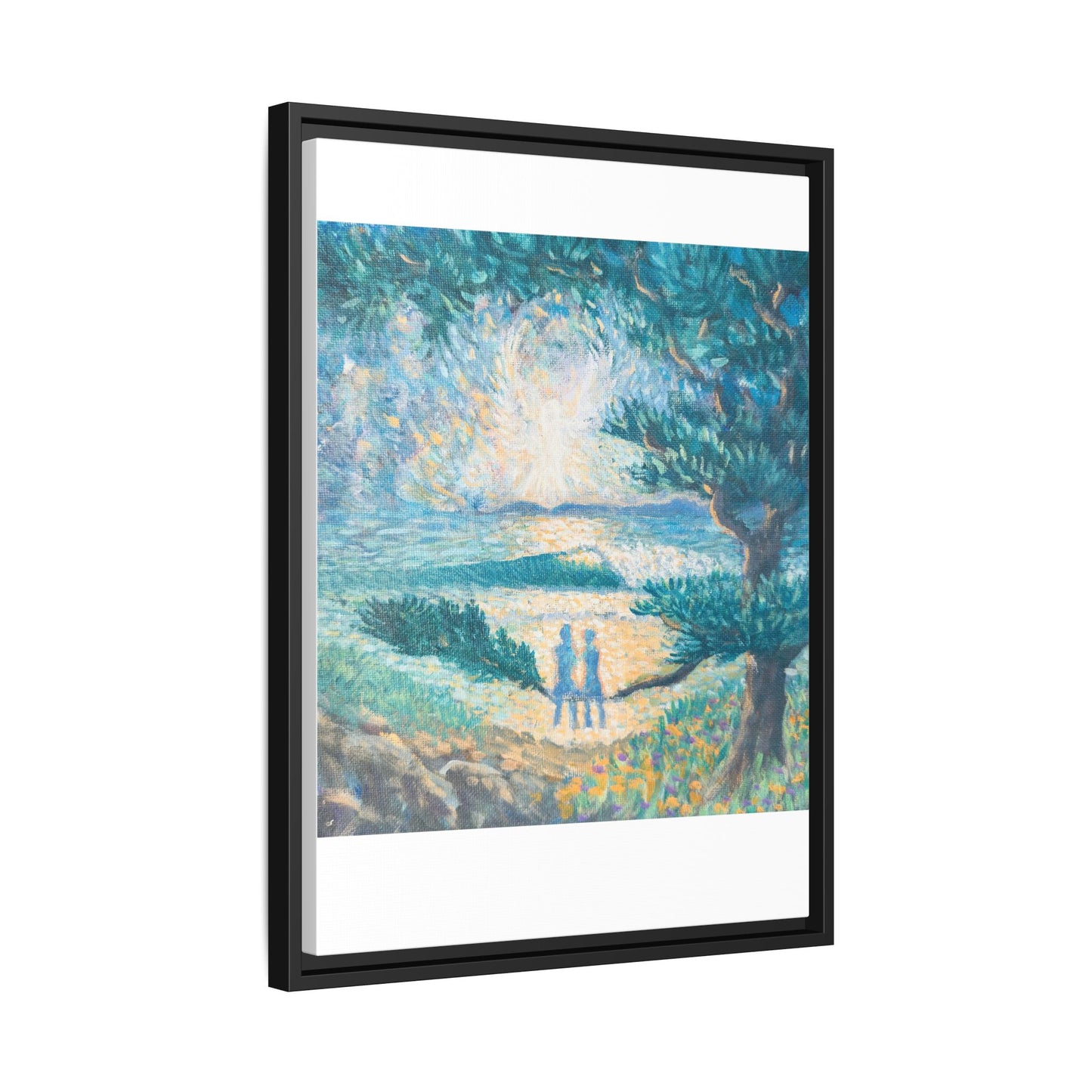 Matte Canvas, Framed (Multi-color)