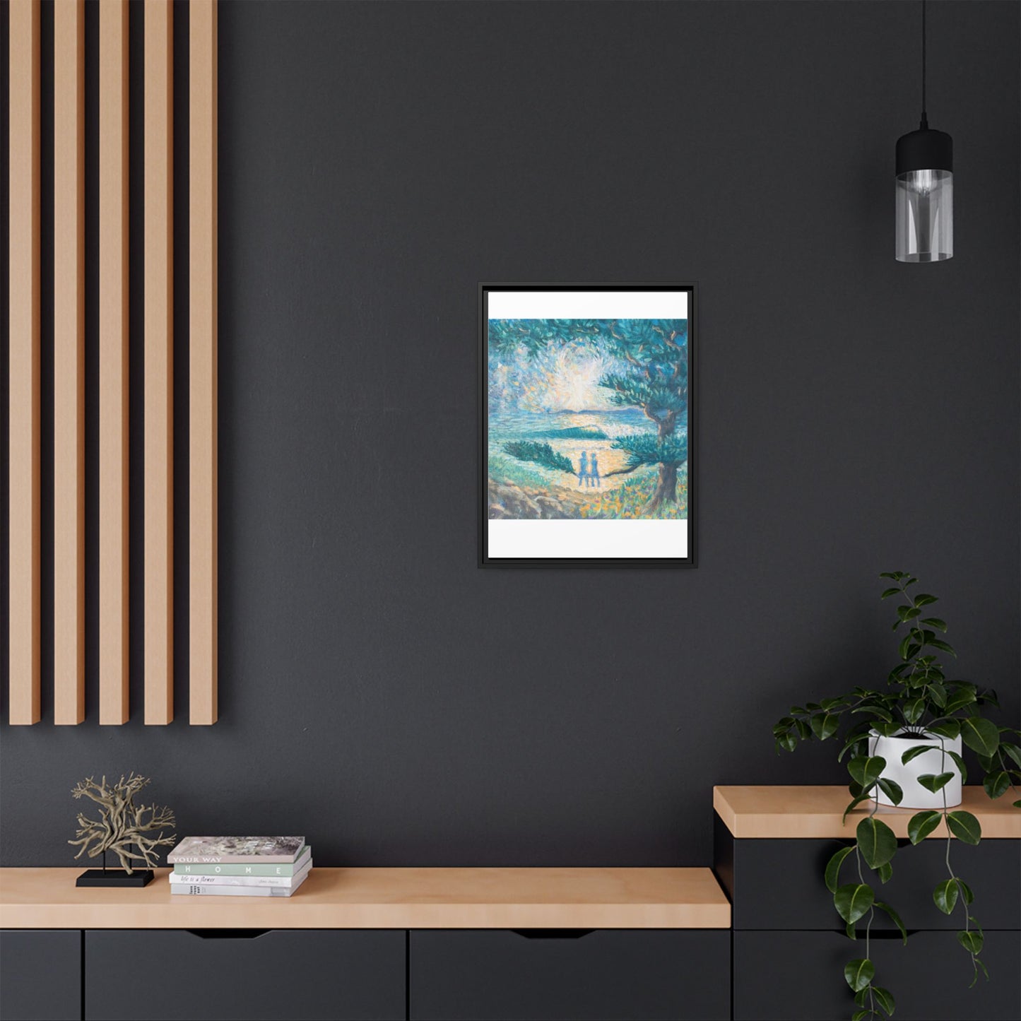 Matte Canvas, Framed (Multi-color)