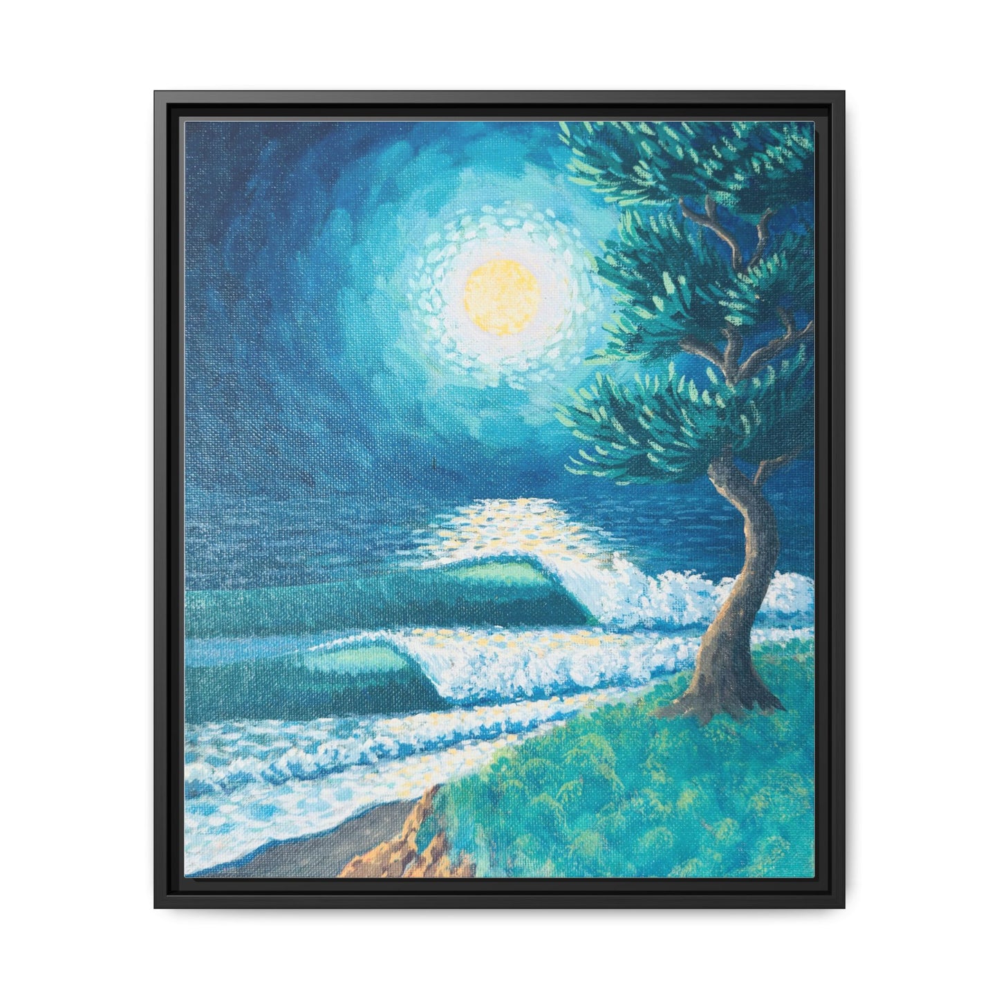 Matte Canvas, Framed (Multi-color)