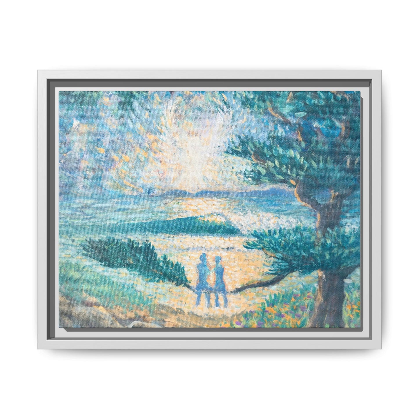 Matte Canvas, Framed (Multi-color)