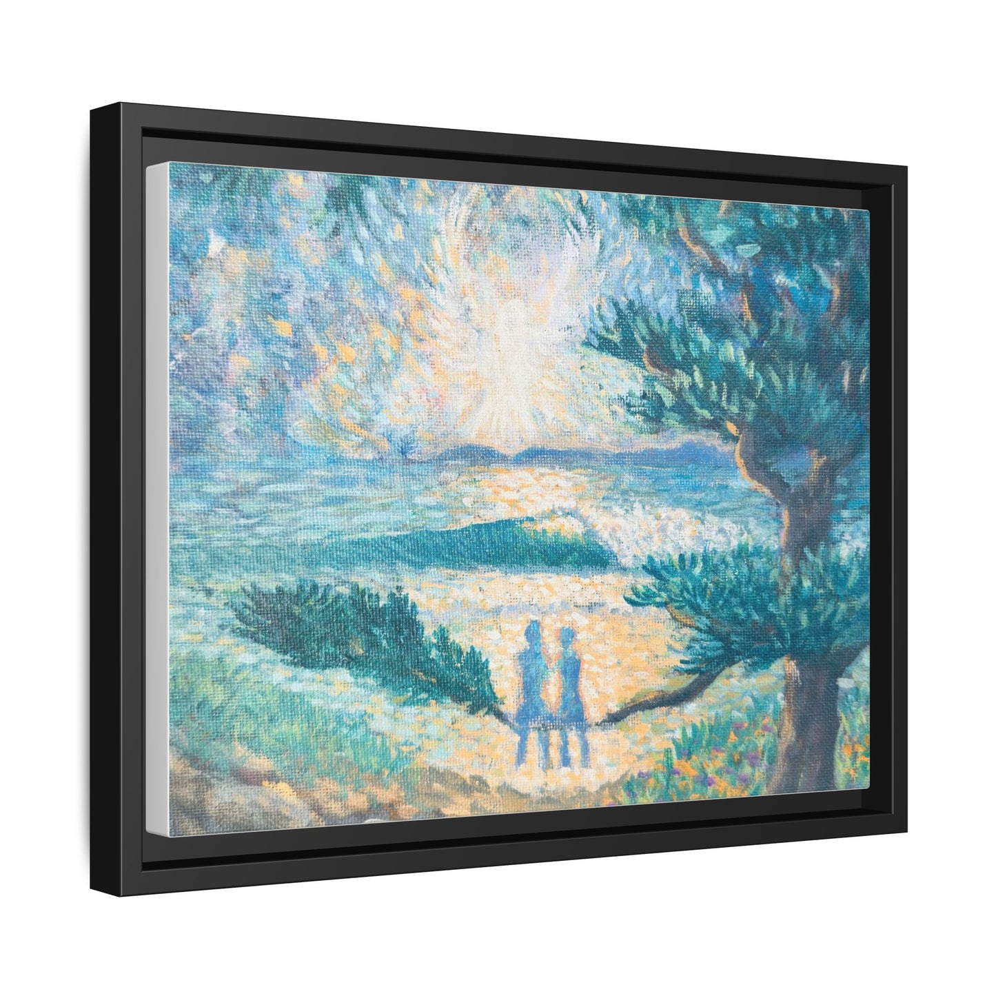 Matte Canvas, Framed (Multi-color)