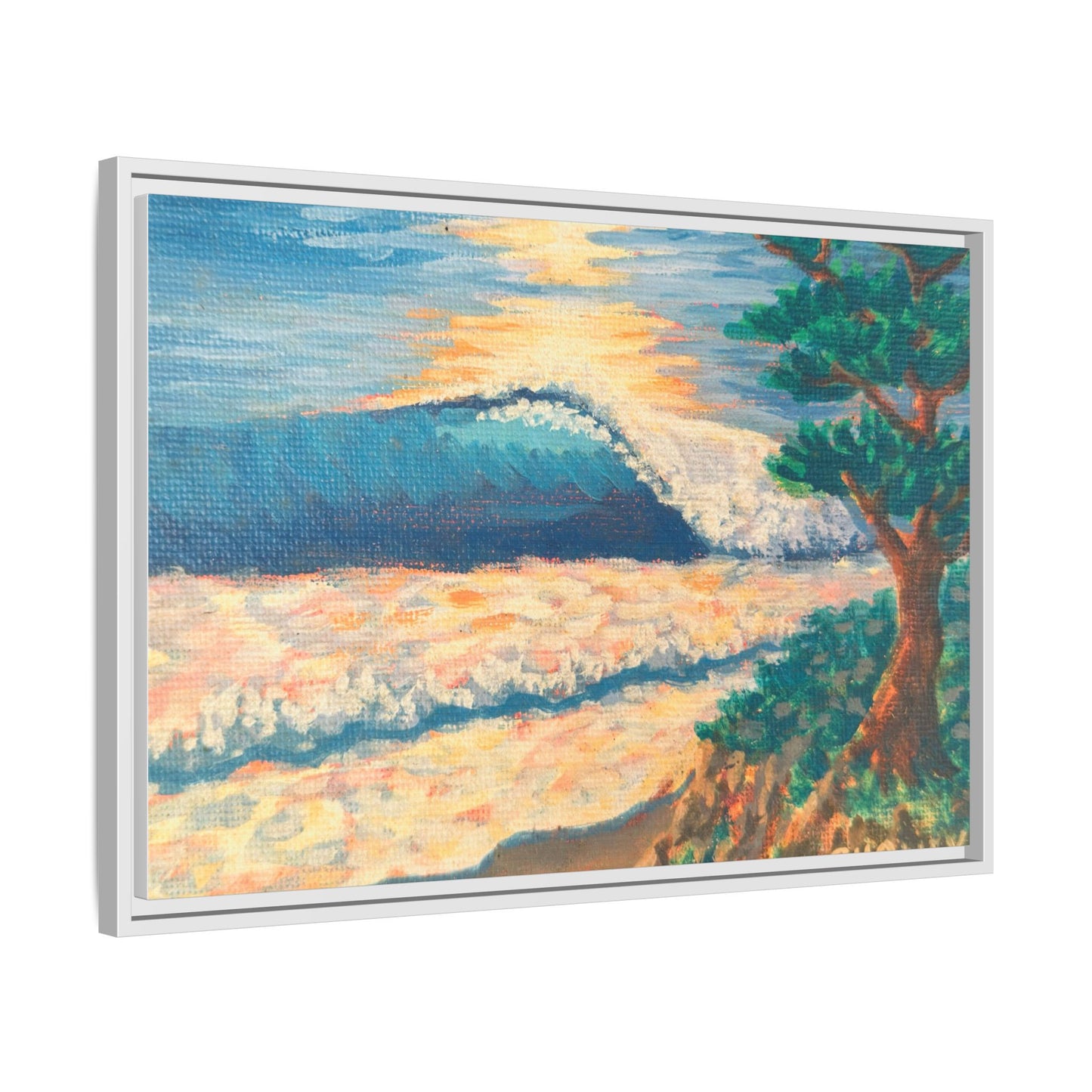 Matte Canvas, Framed (Multi-color)