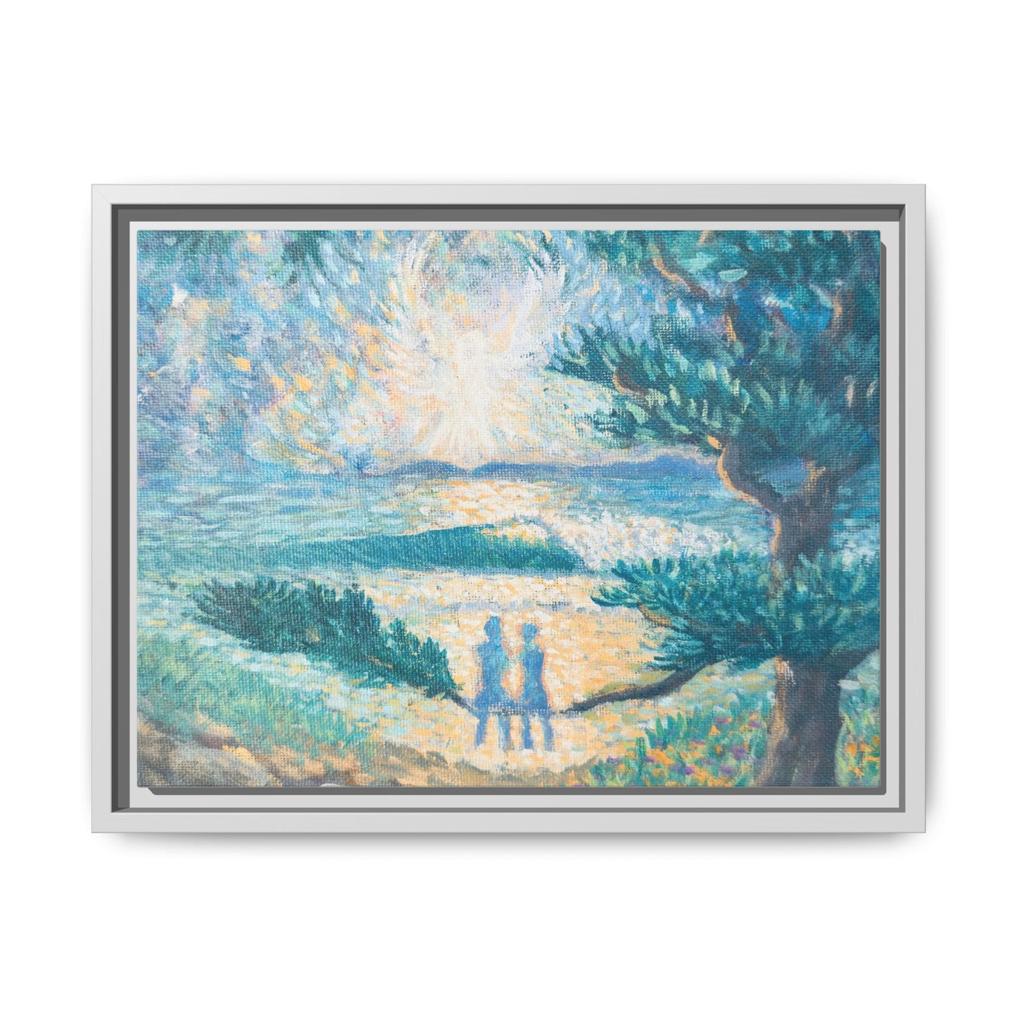 Matte Canvas, Framed (Multi-color)
