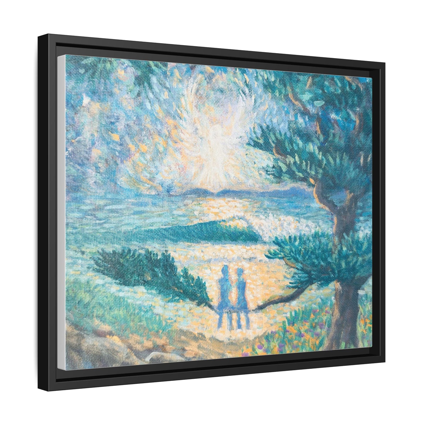 Matte Canvas, Framed (Multi-color)