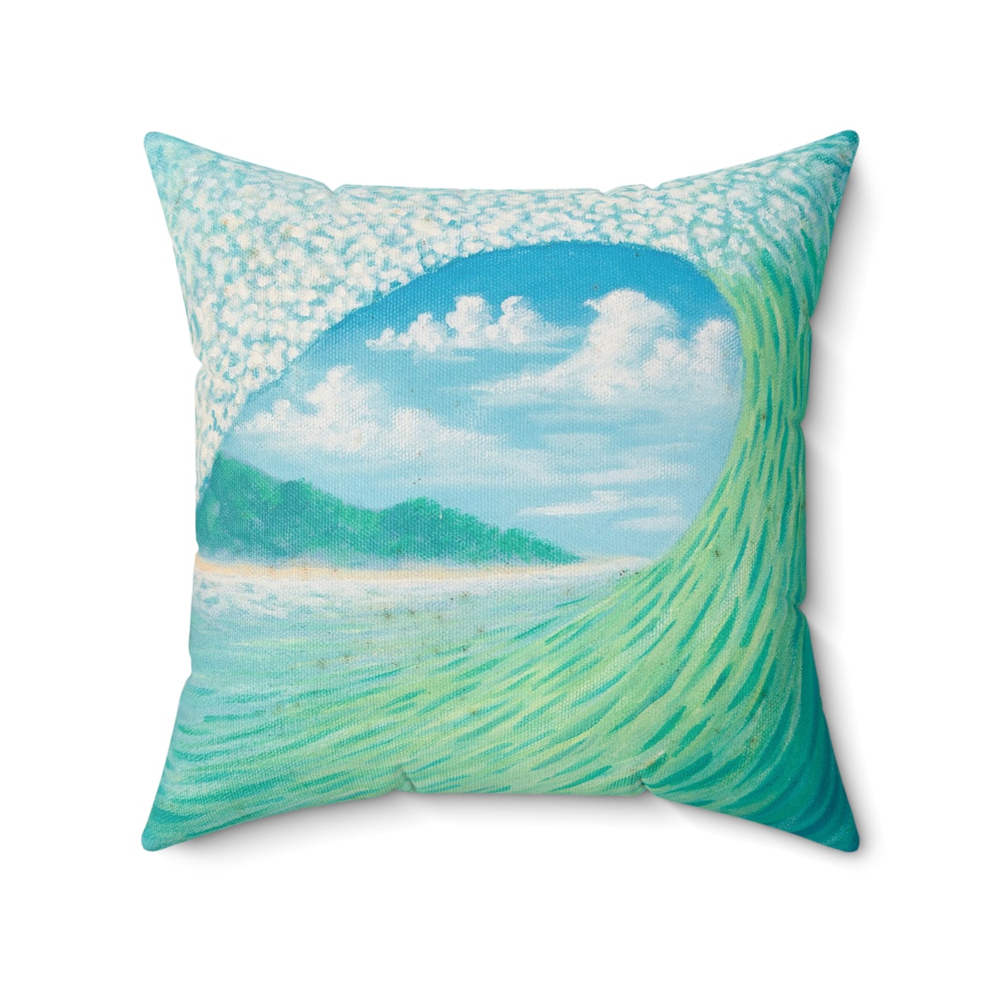 Spun Polyester Square Pillow