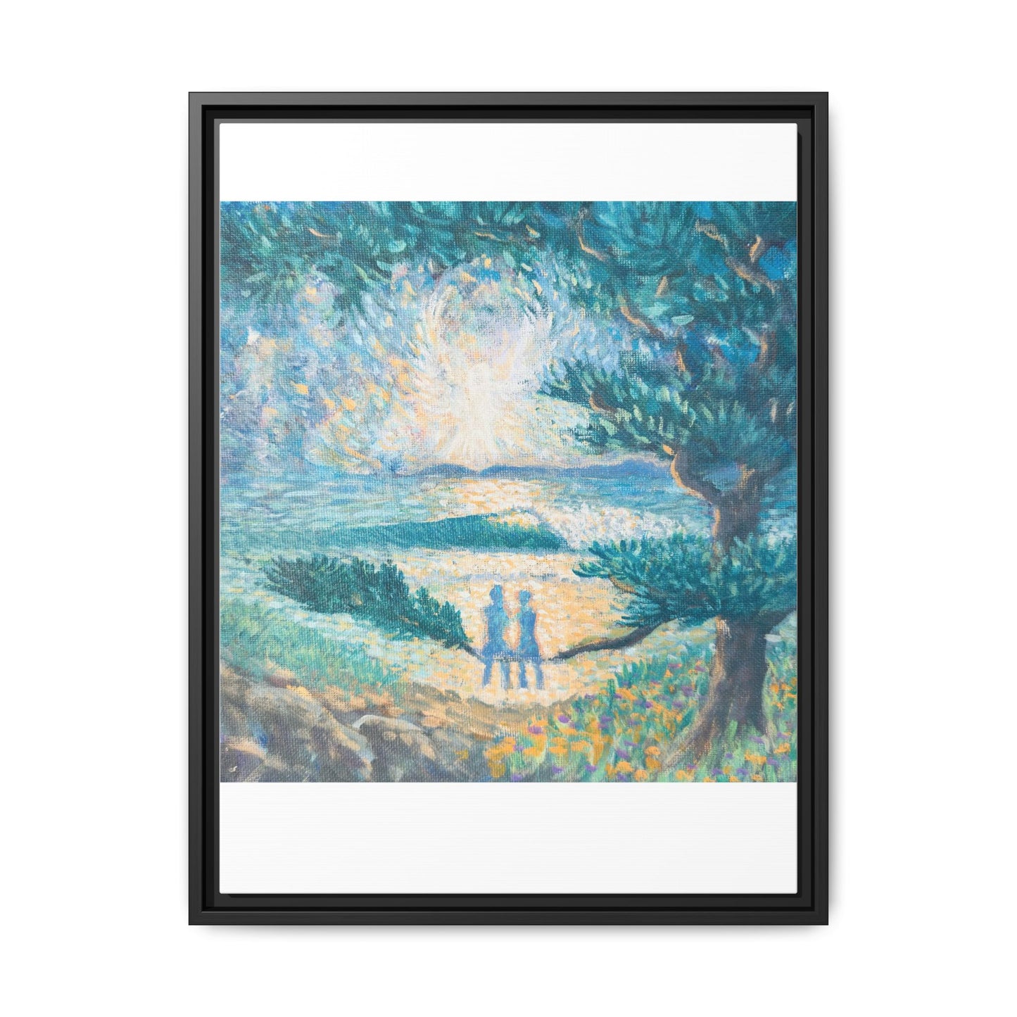 Matte Canvas, Framed (Multi-color)