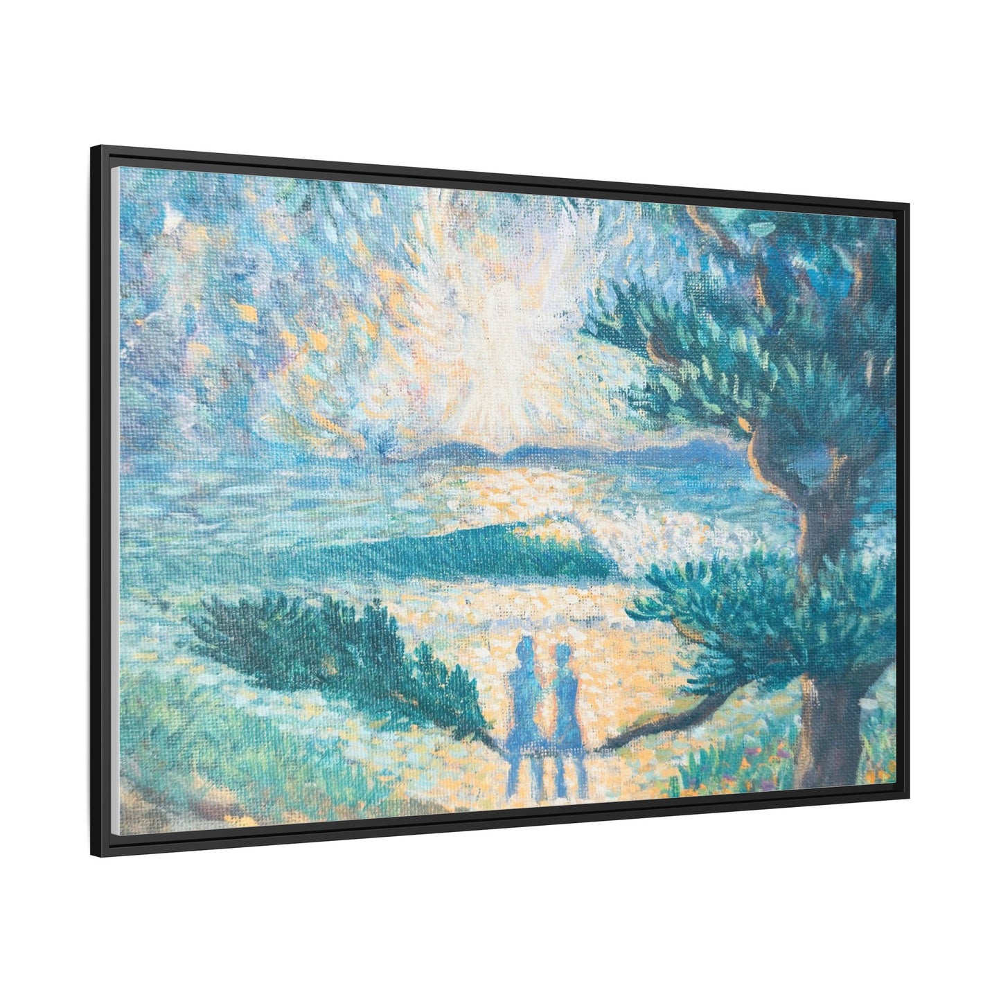 Matte Canvas, Framed (Multi-color)
