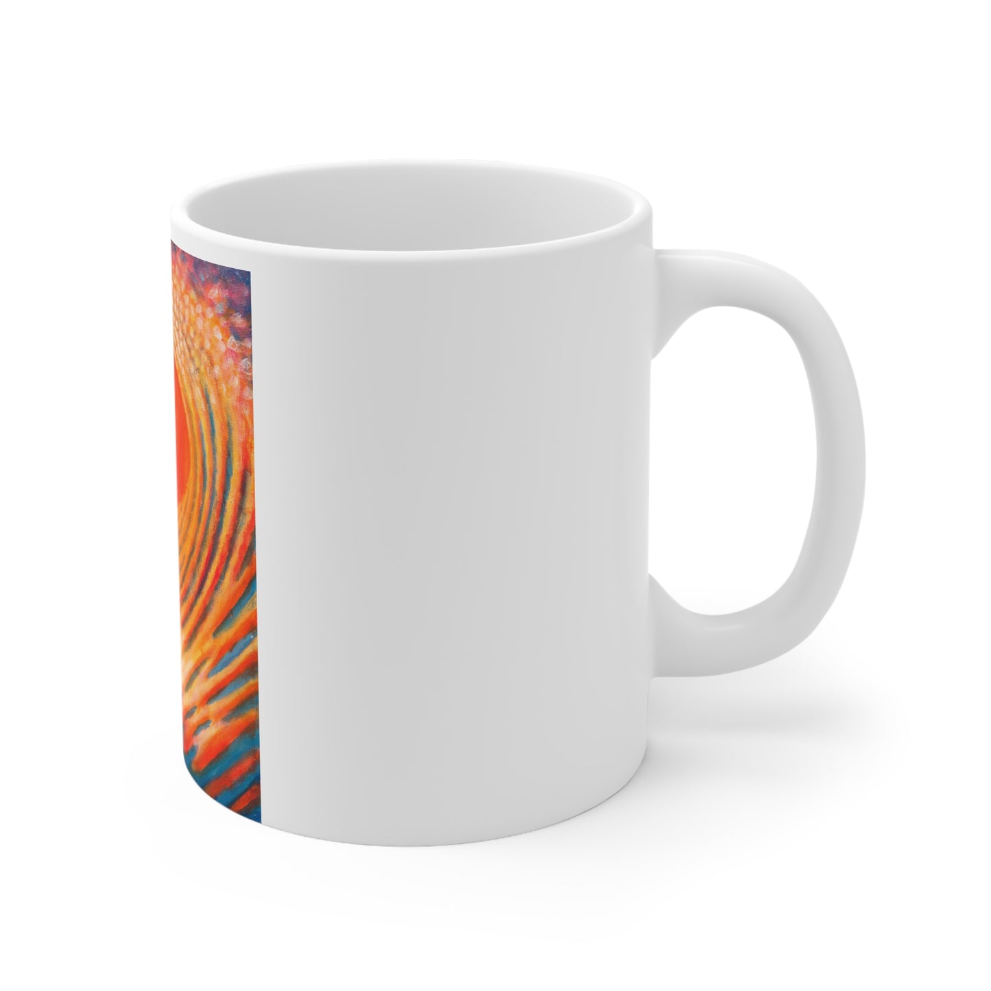 White Ceramic Mug, 11oz