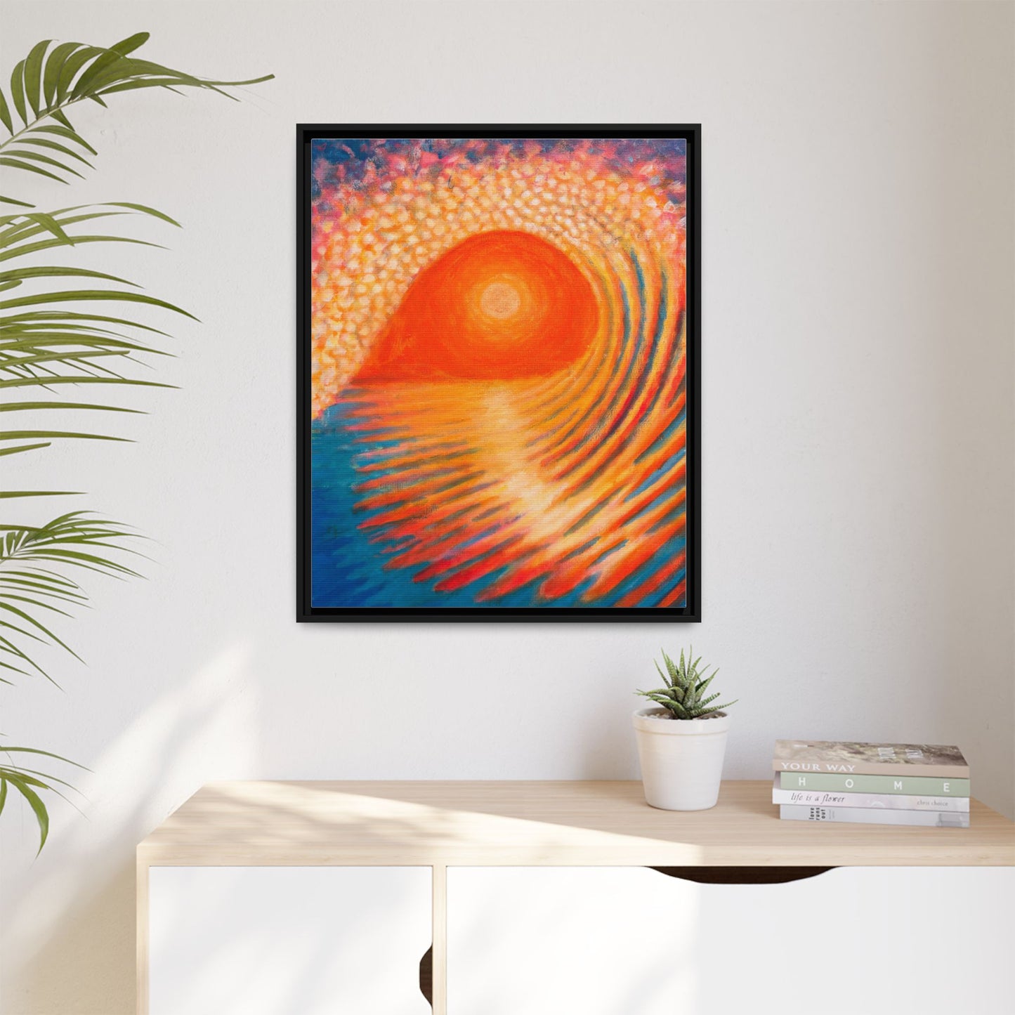 Matte Canvas, Framed (Multi-color)