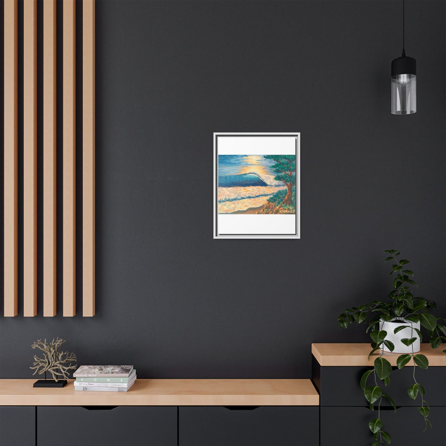 Matte Canvas, Framed (Multi-color)