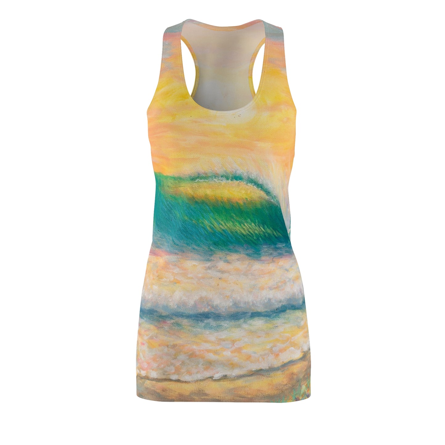 Women's Cut & Sew Racerback Dress (AOP)