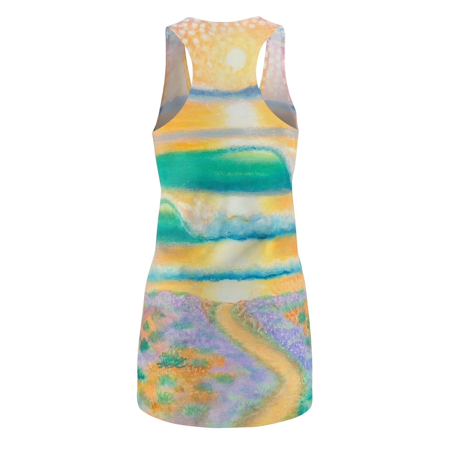 Women's Cut & Sew Racerback Dress (AOP)
